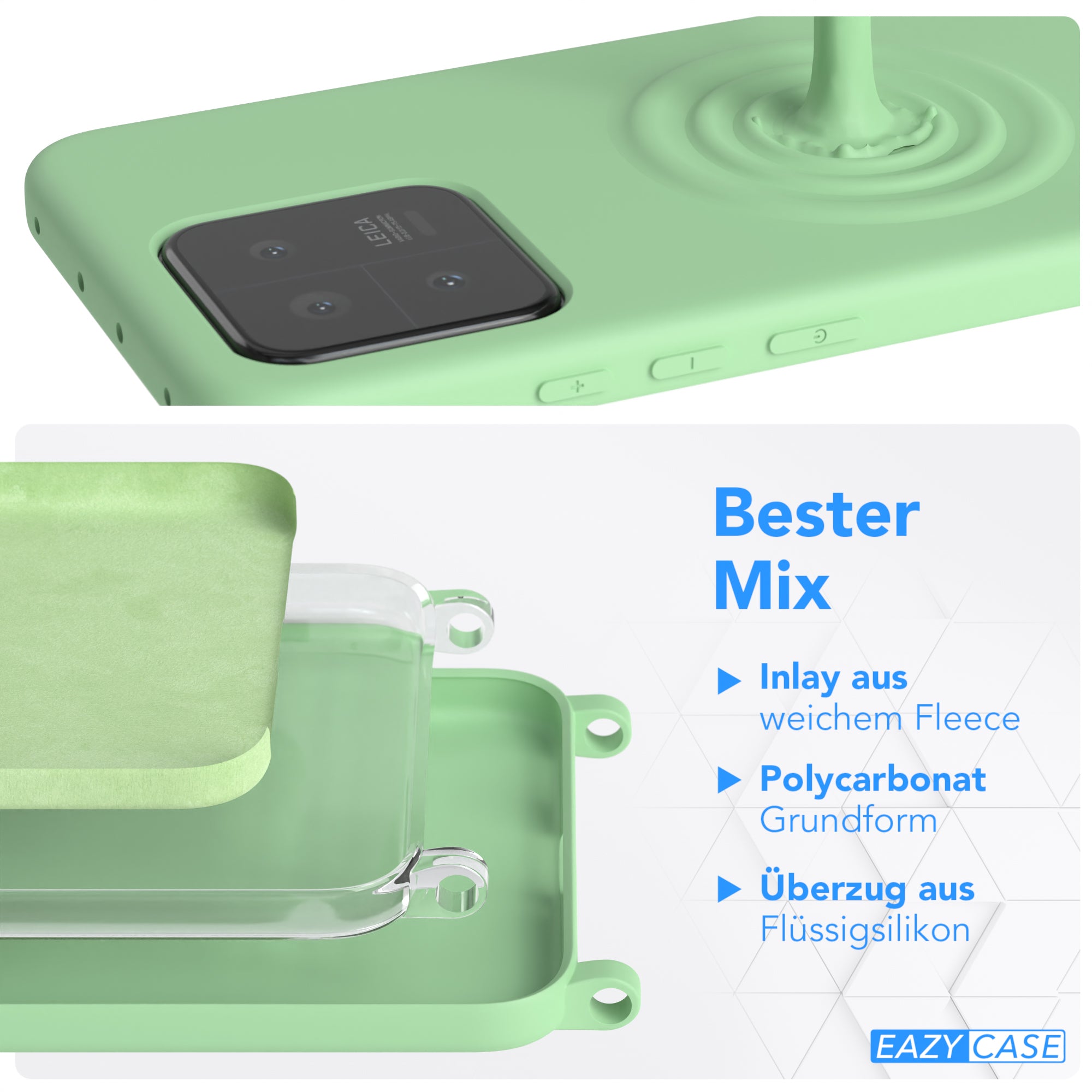 Xiaomi 13 Silikonhülle + Kordel