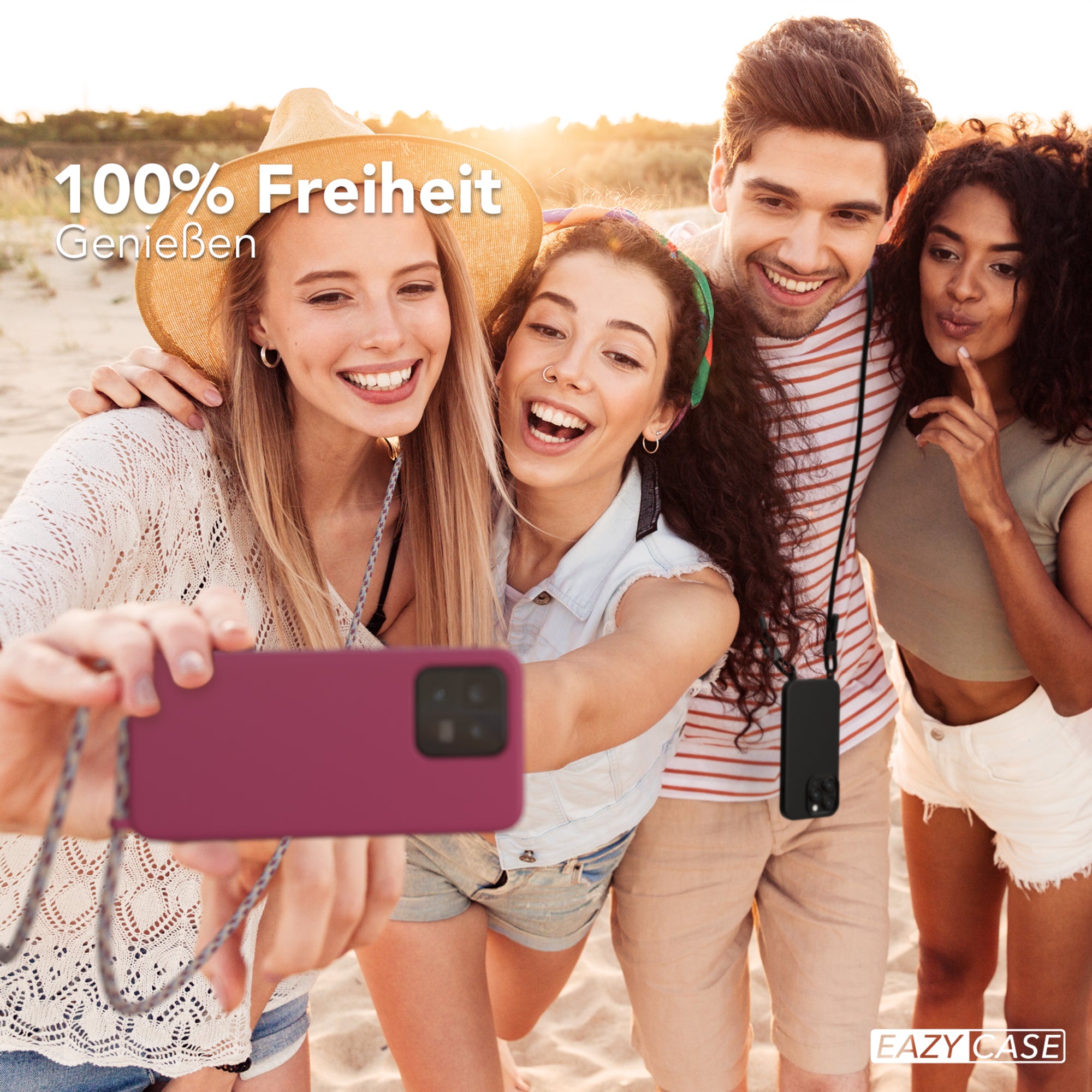Xiaomi 13 Silikonhülle + Kordel
