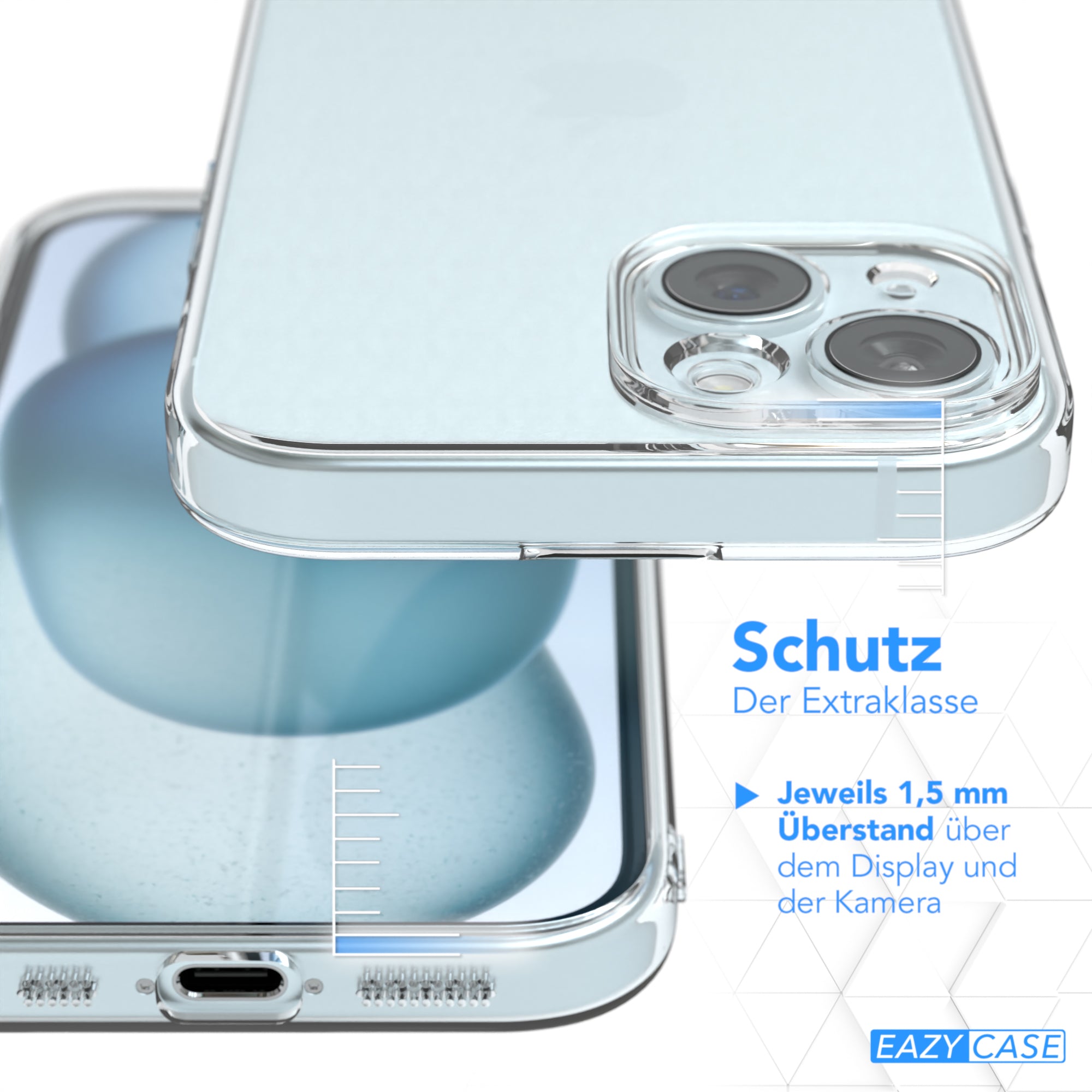 iPhone 15 Serie transparentes Slimcover