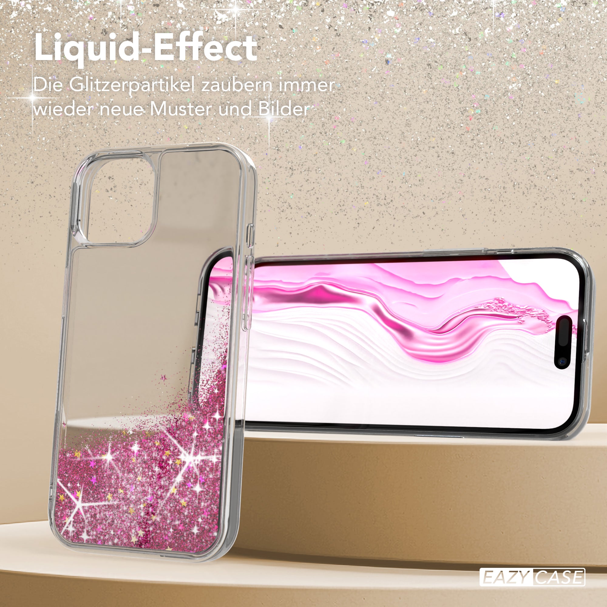 iPhone 15 Glitzerhülle