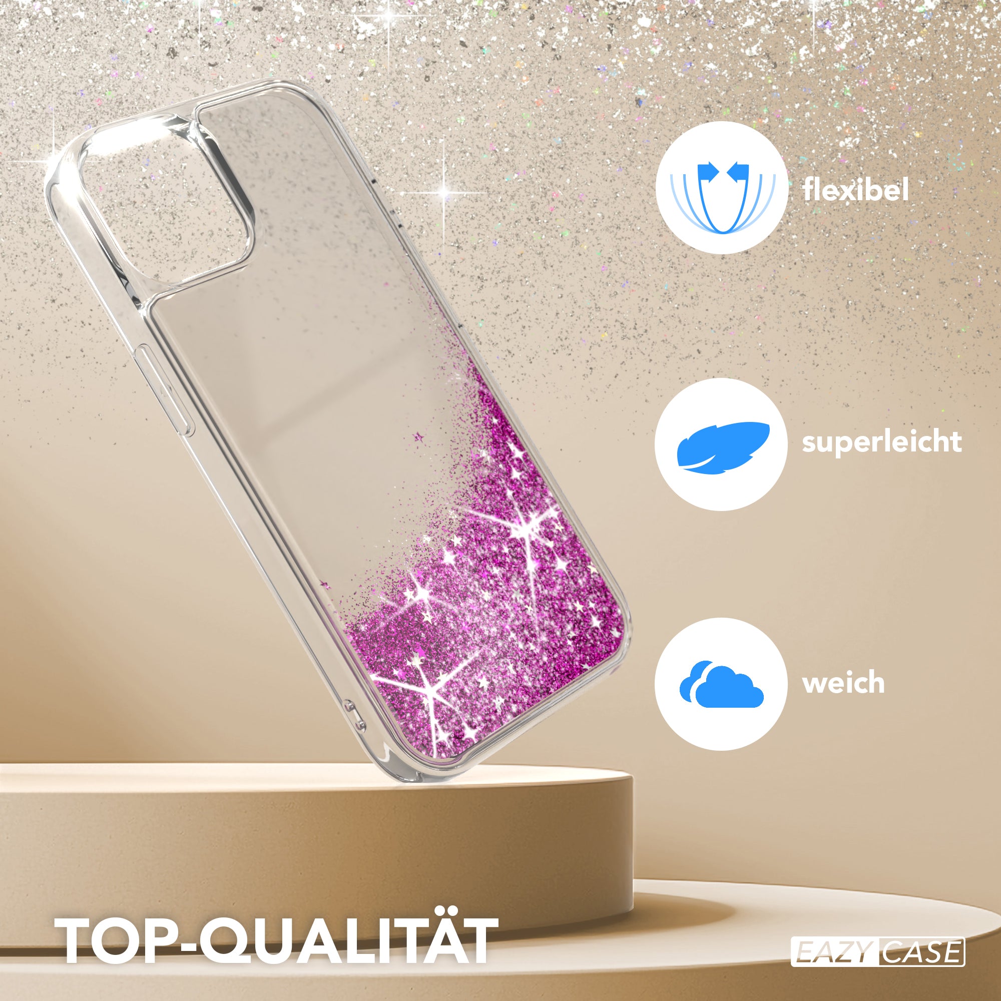 iPhone 15 Glitzerhülle