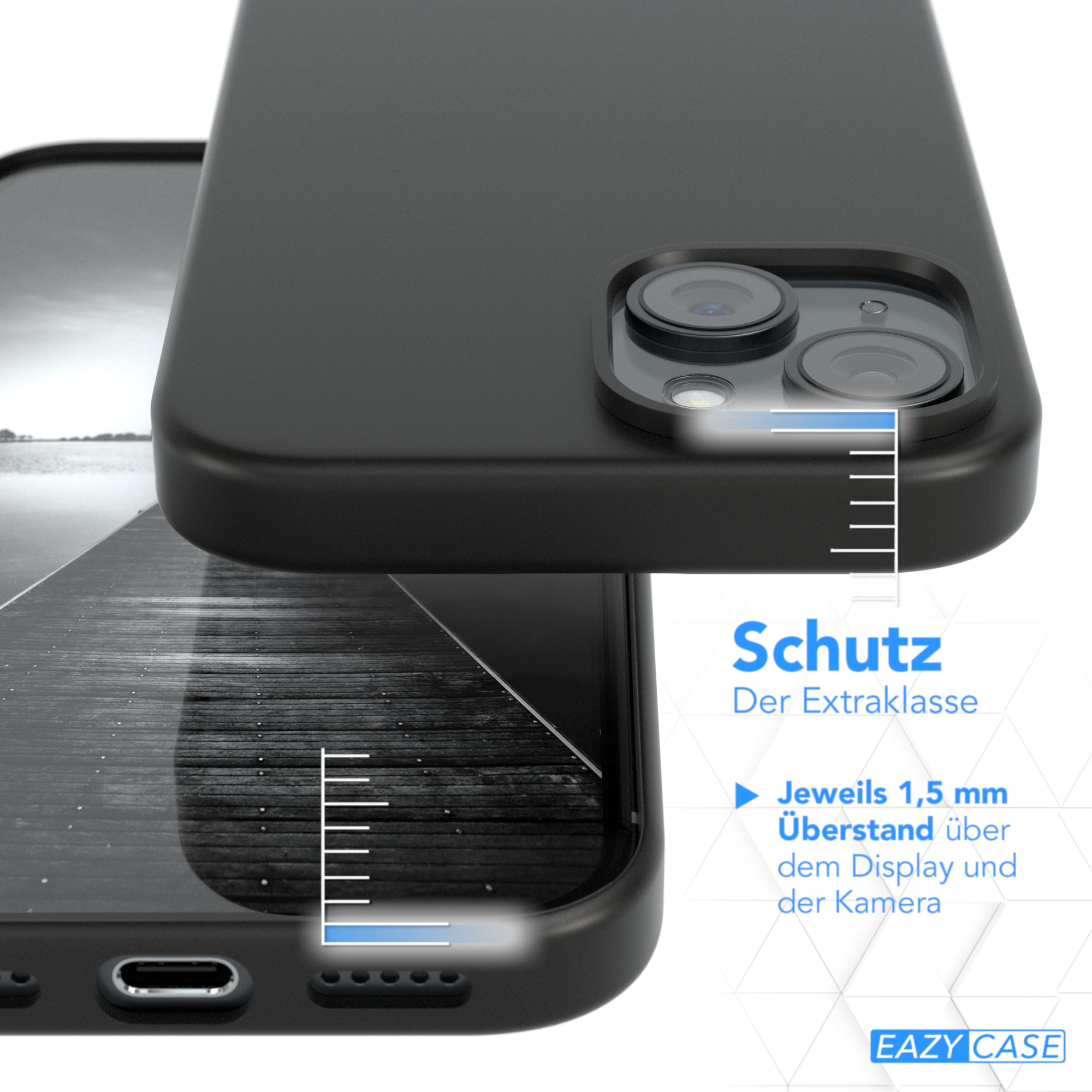 iPhone 15 ultradünnes Slimcover aus TPU