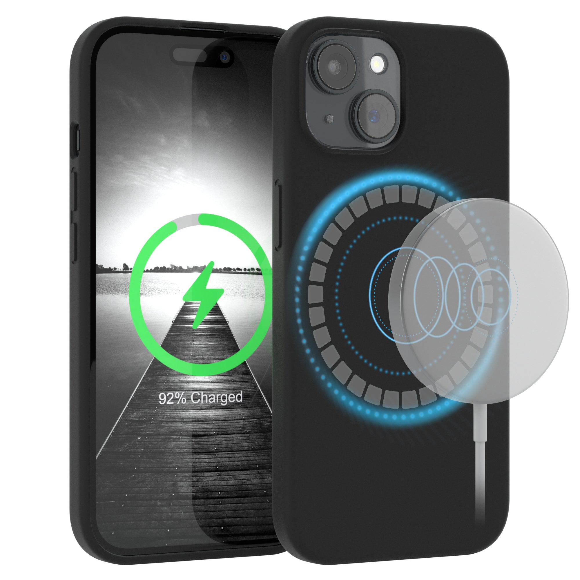 iPhone 15 premium Silikonhülle mit MagSafe