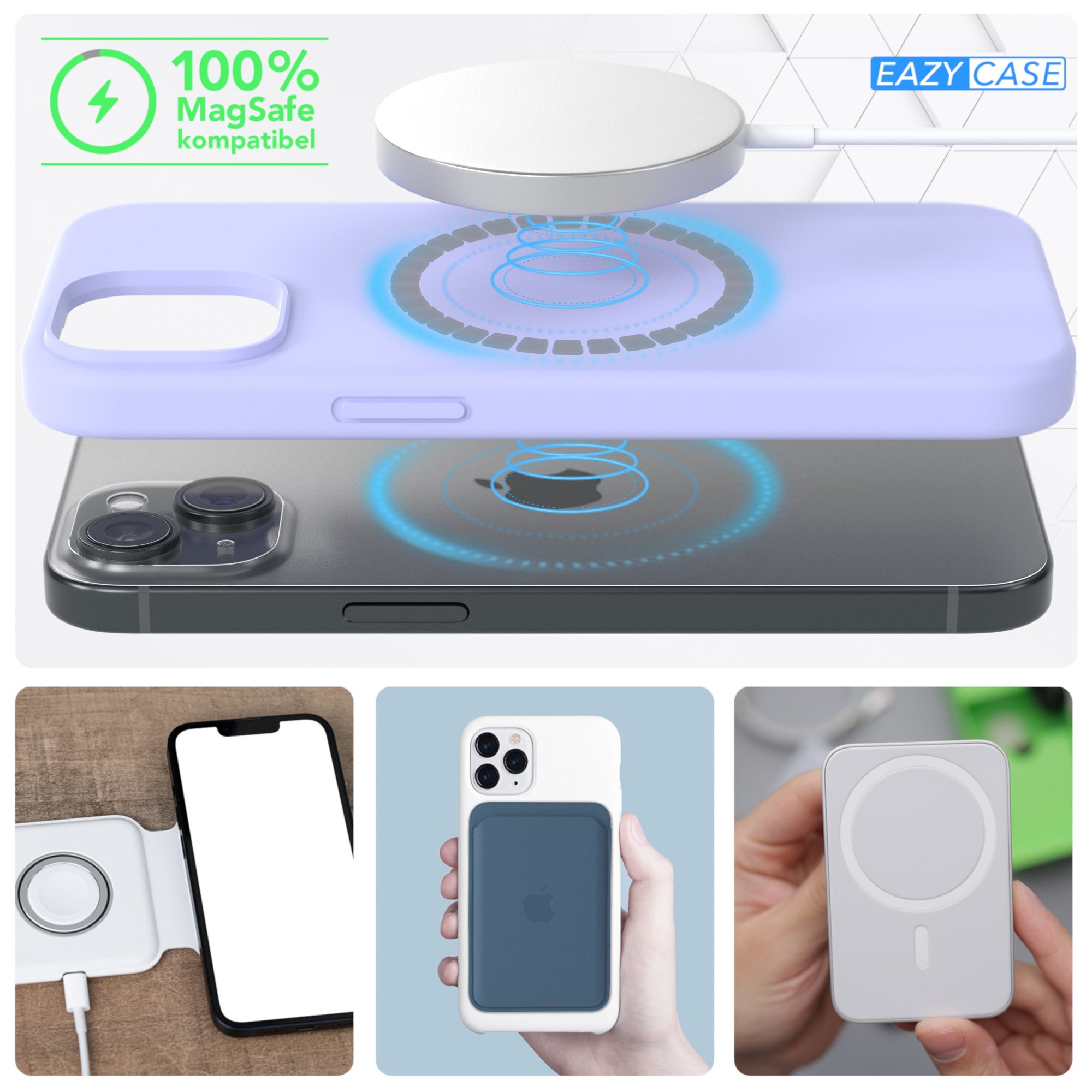 iPhone 15 premium Silikonhülle mit MagSafe