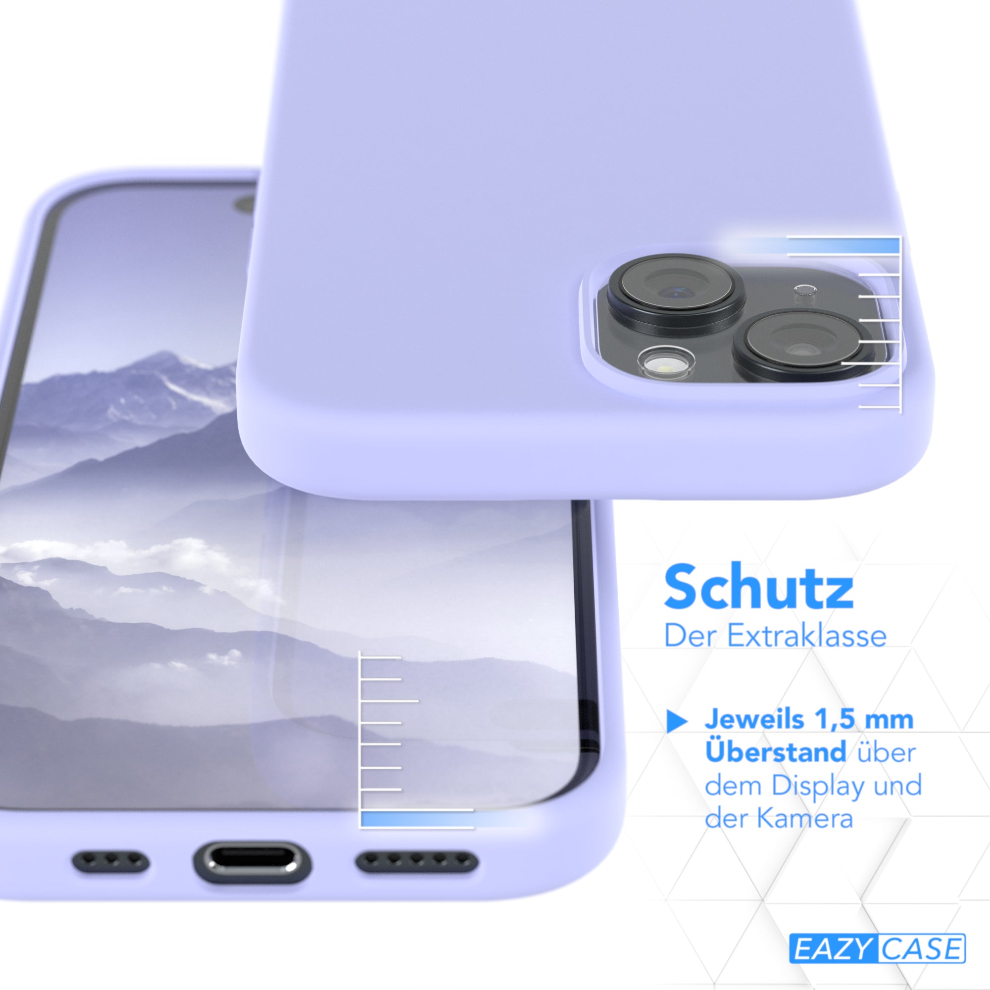 iPhone 15 premium Silikonhülle mit MagSafe