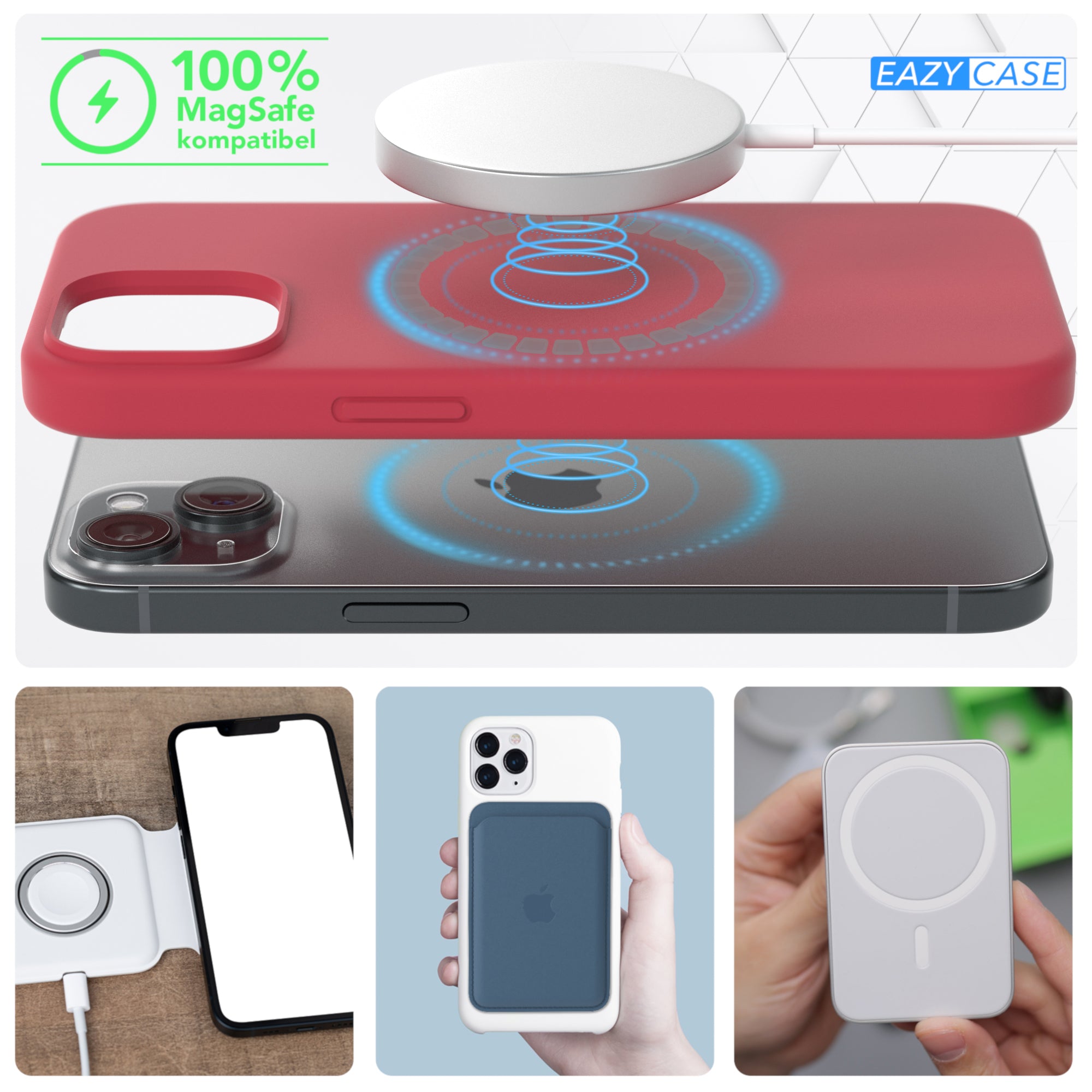 iPhone 15 premium Silikonhülle mit MagSafe