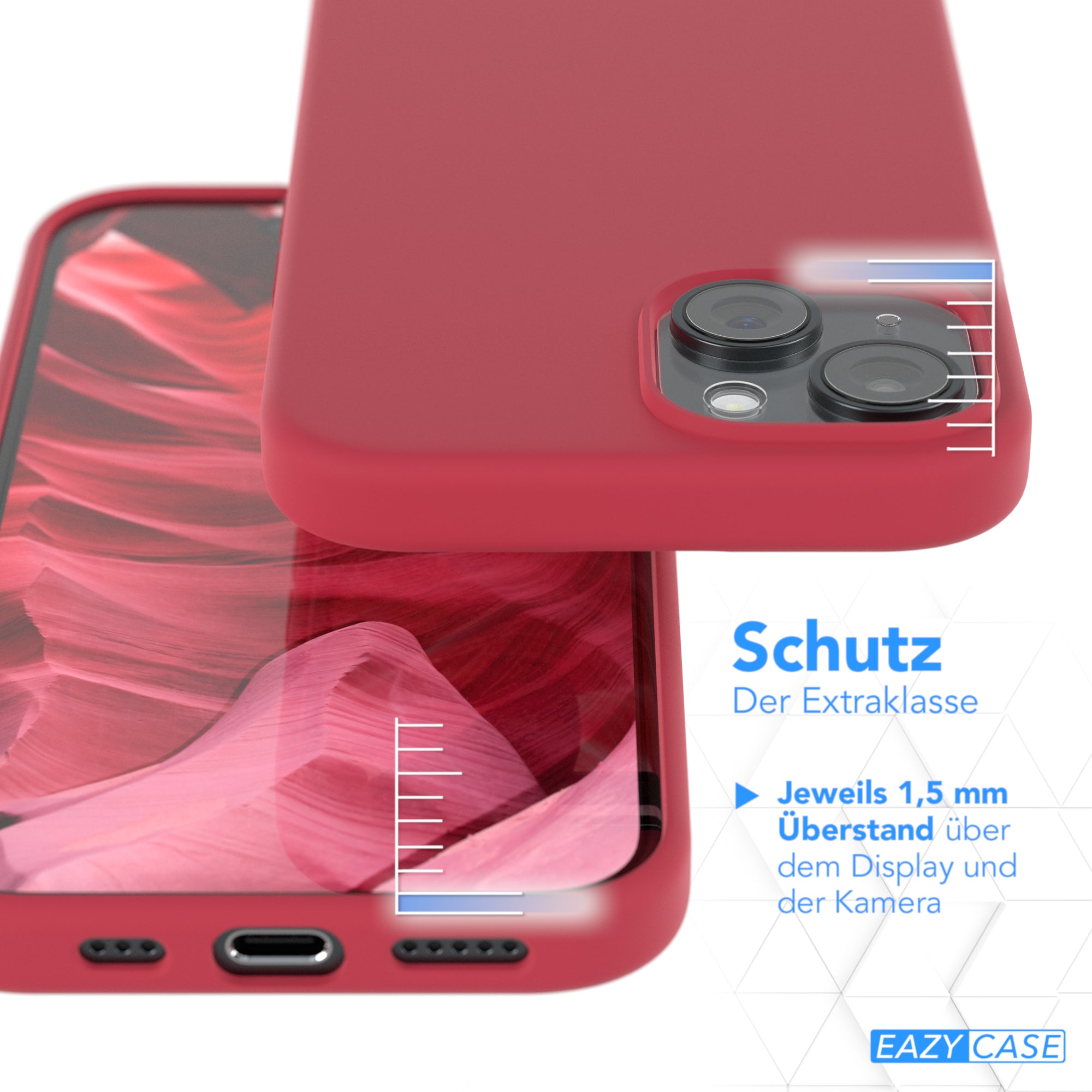 iPhone 15 premium Silikonhülle mit MagSafe