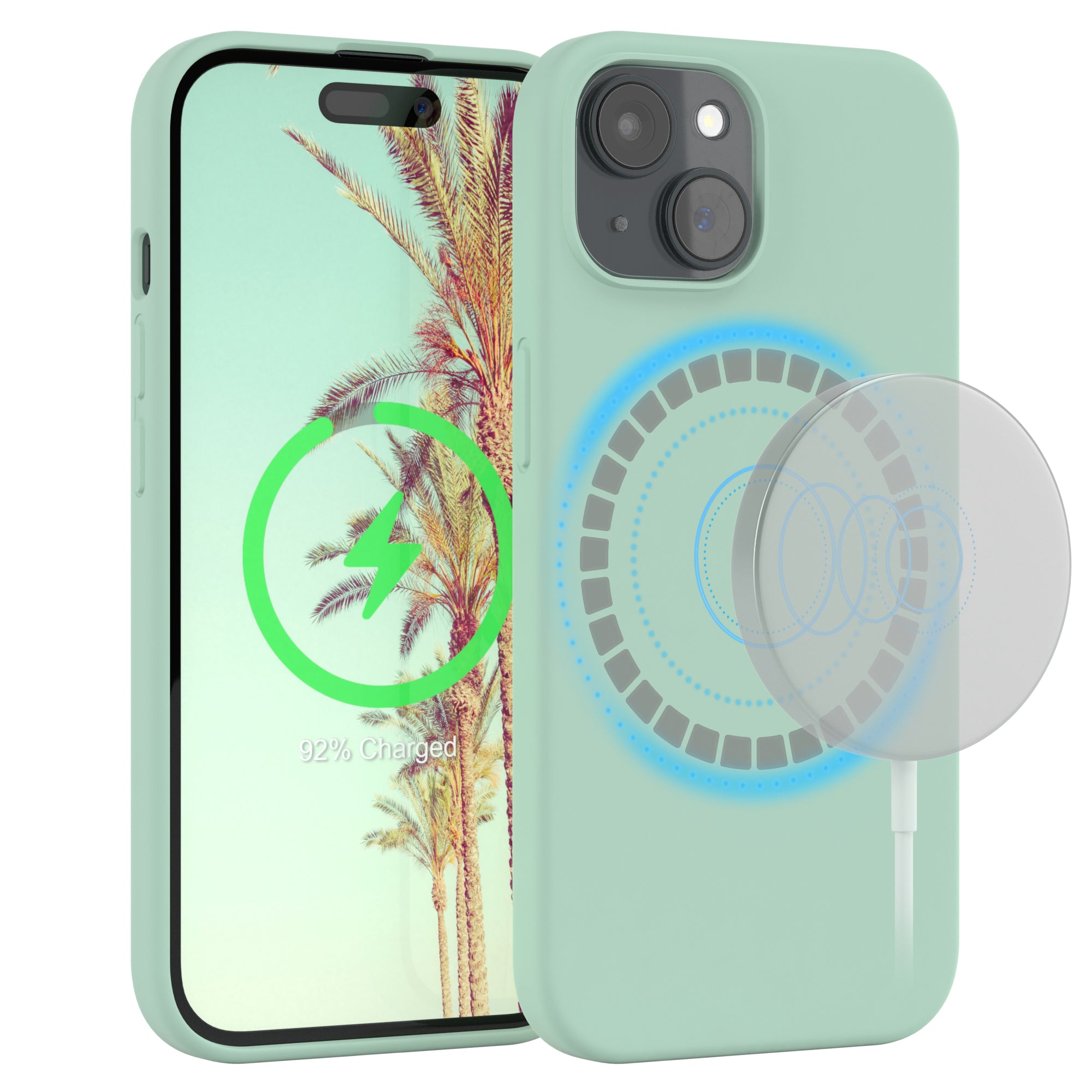 iPhone 15 premium Silikonhülle mit MagSafe