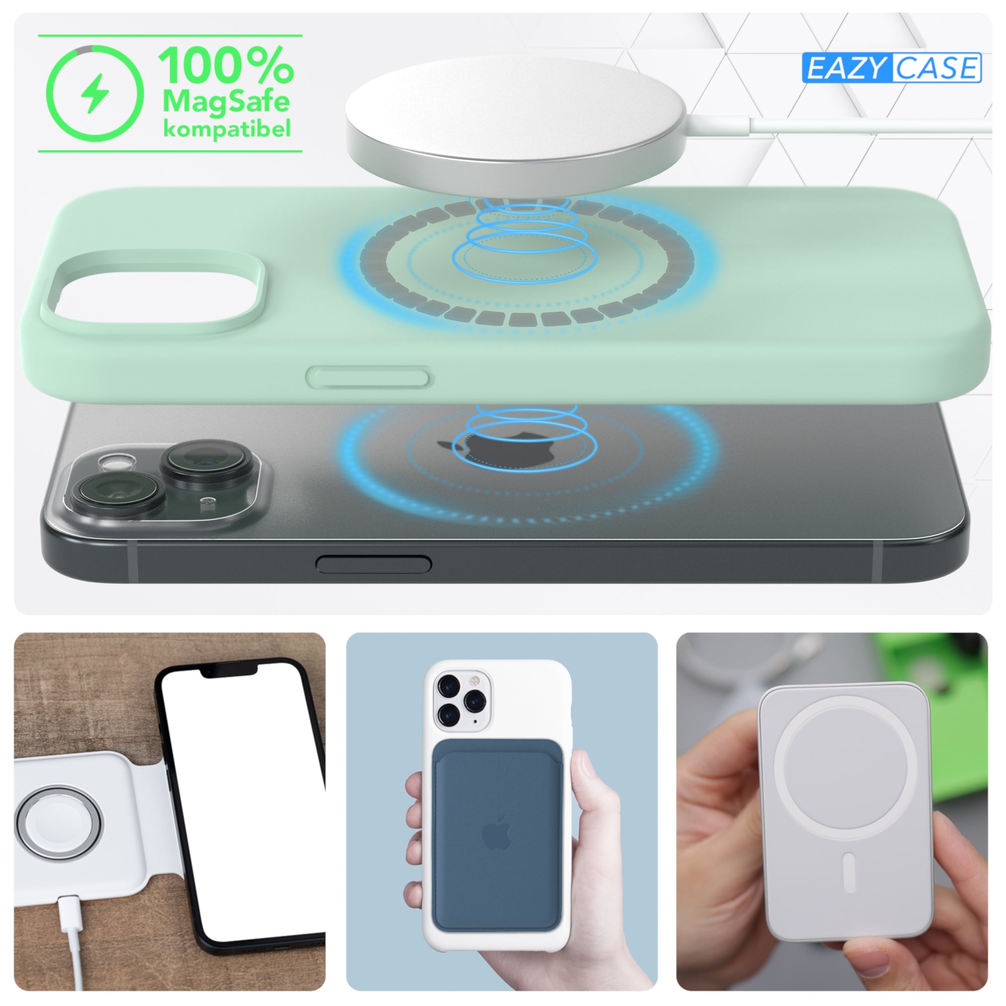 iPhone 15 premium Silikonhülle mit MagSafe