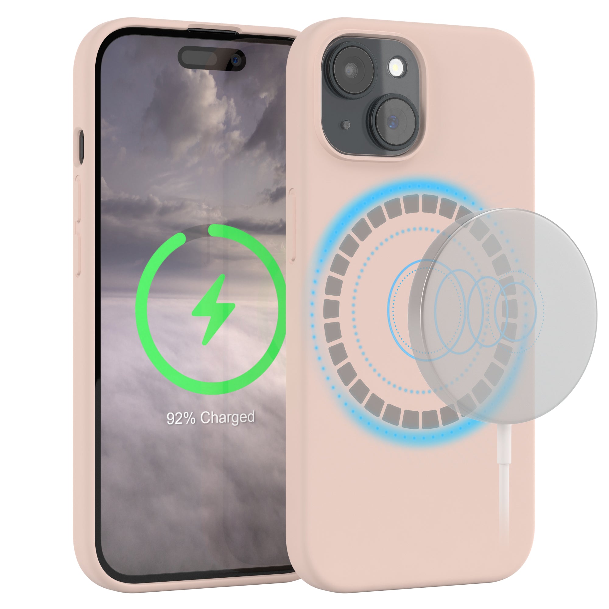 iPhone 15 premium Silikonhülle mit MagSafe