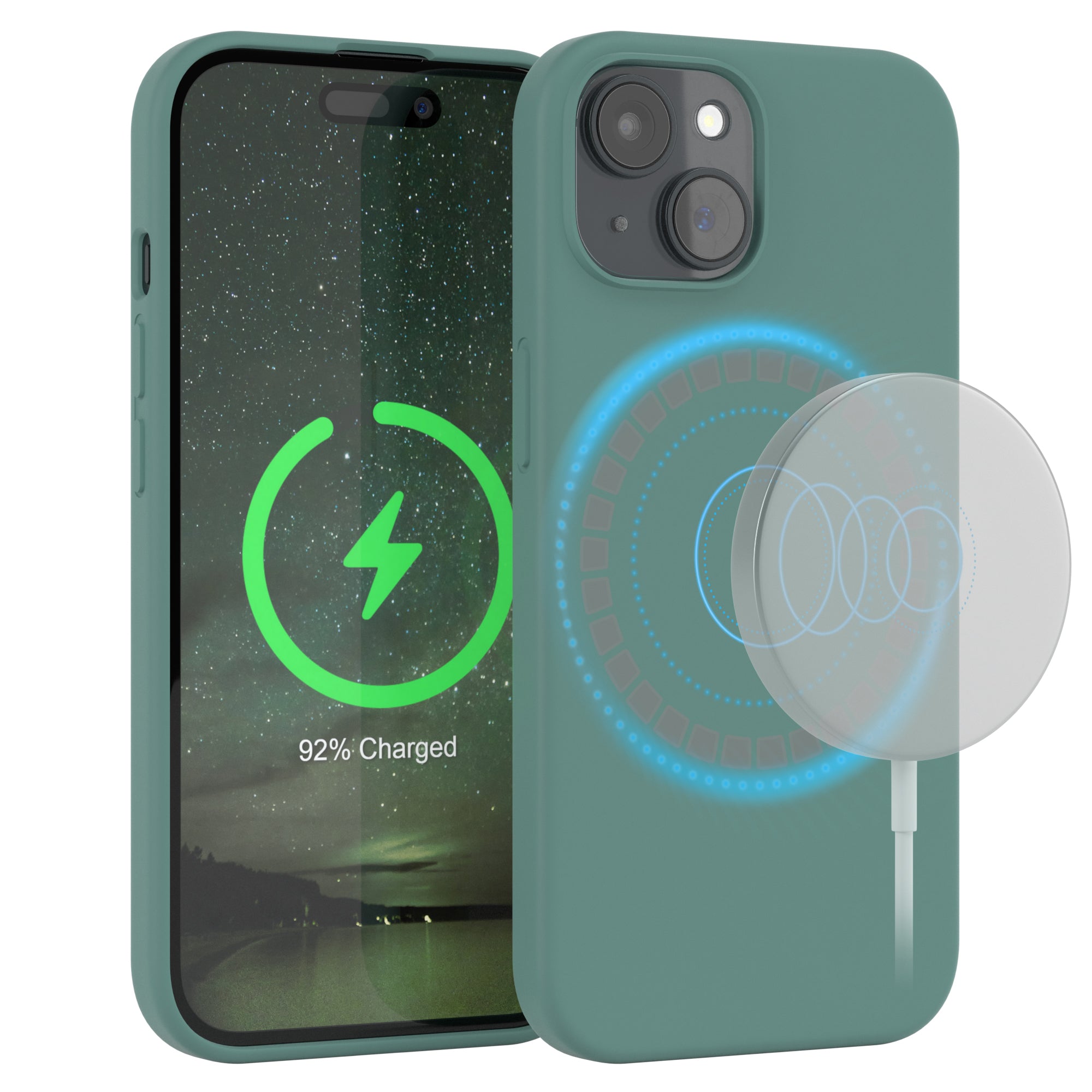 iPhone 15 premium Silikonhülle mit MagSafe