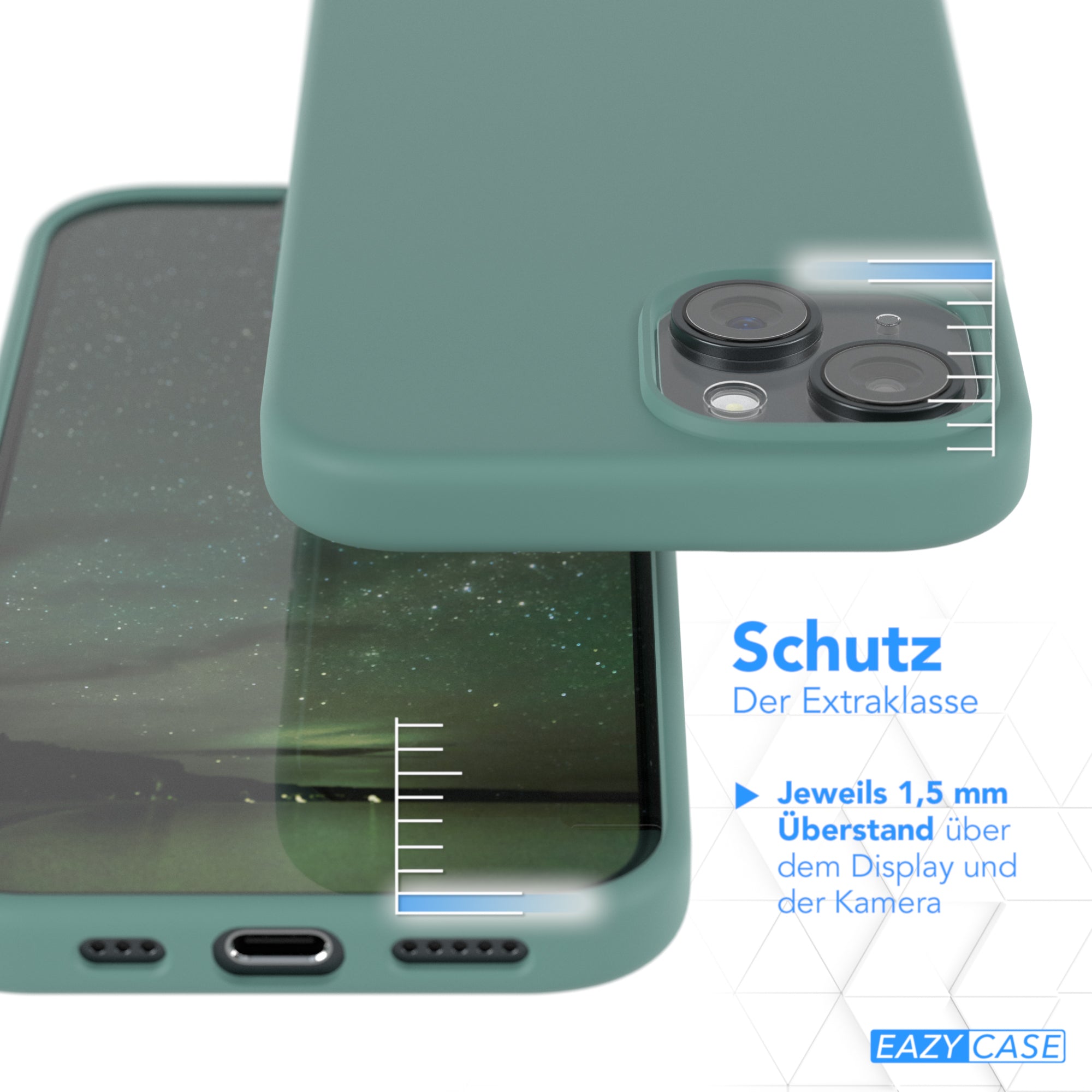 iPhone 15 premium Silikonhülle mit MagSafe