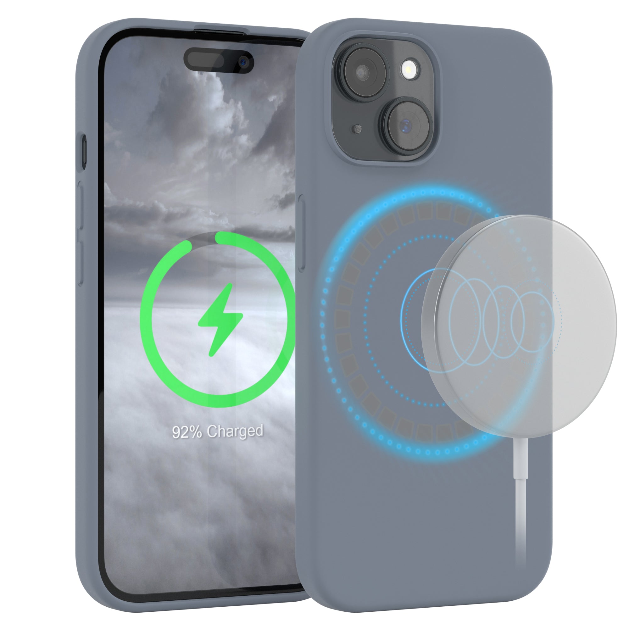 iPhone 15 premium Silikonhülle mit MagSafe