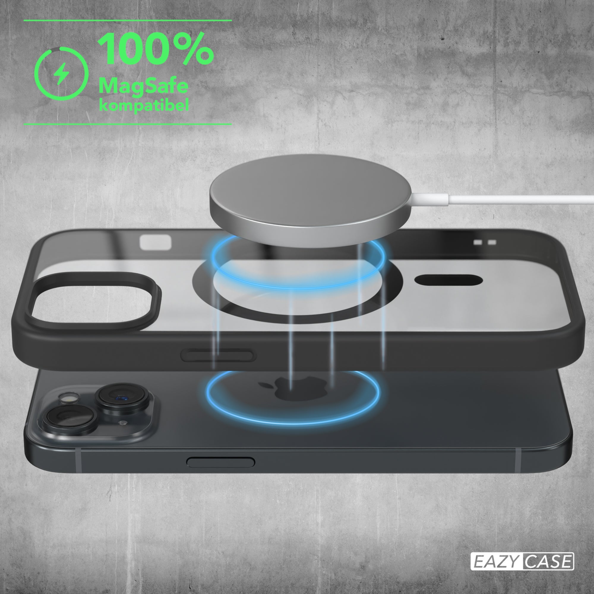 iPhone 15 transparente Hülle mit MagSafe