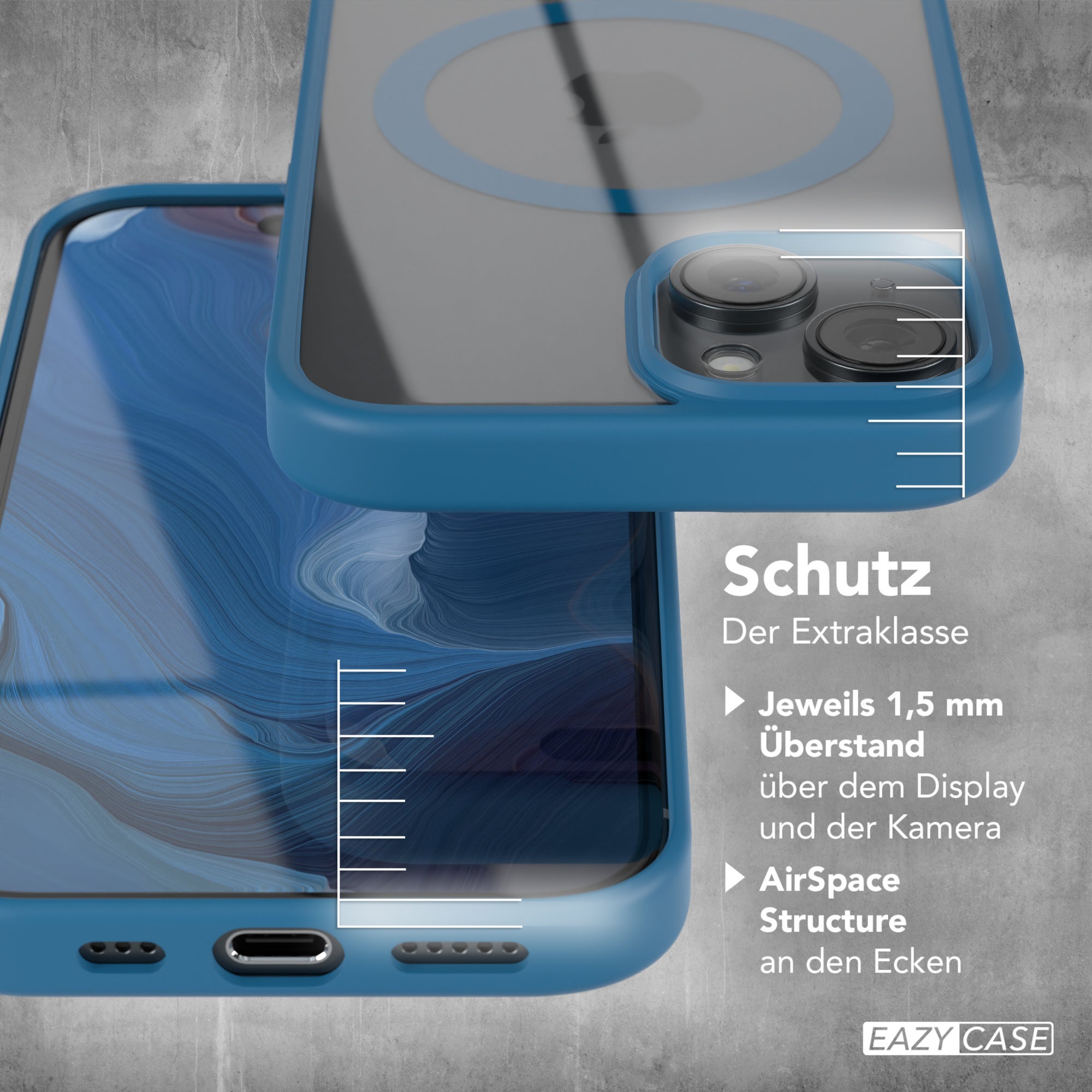iPhone 15 transparente Hülle mit MagSafe