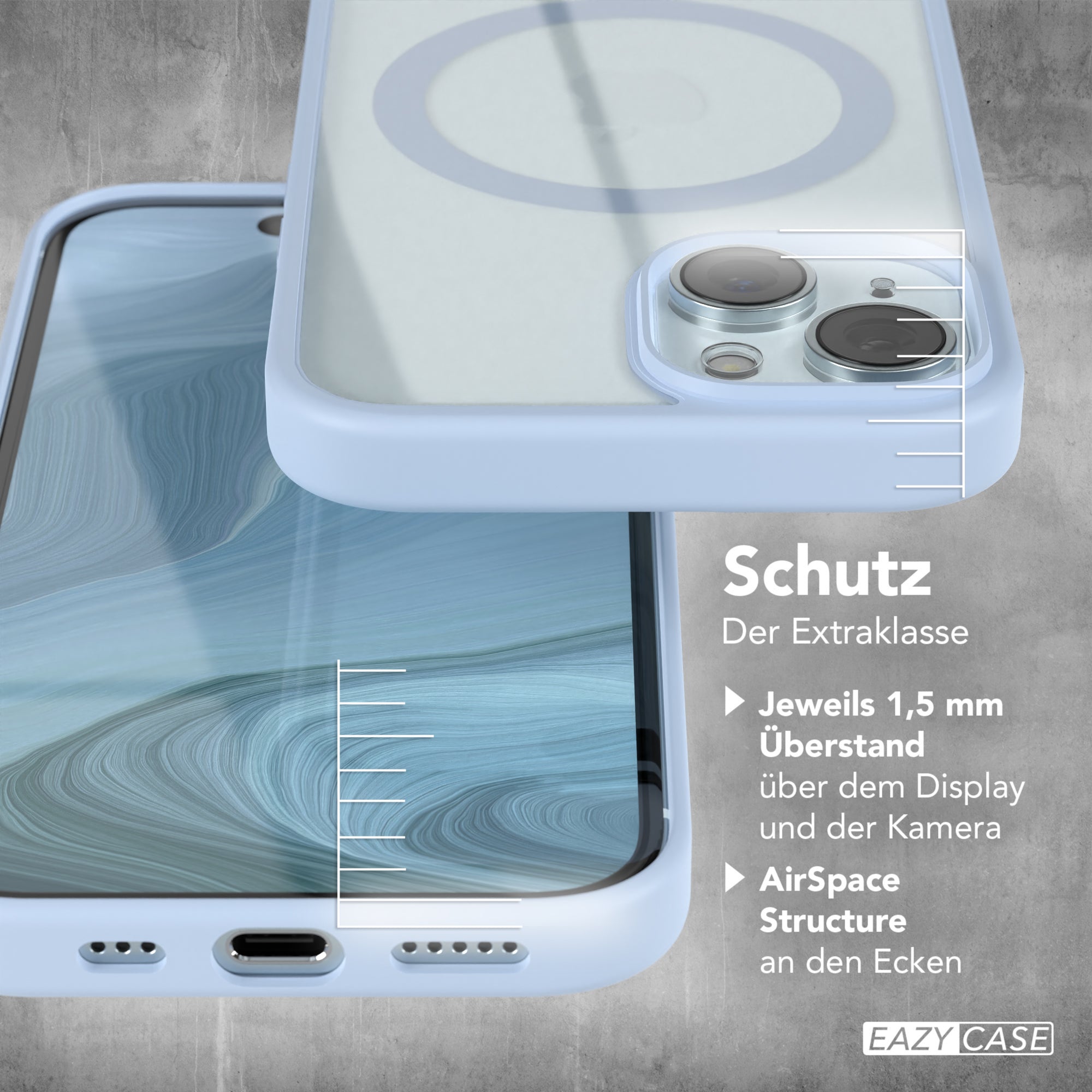 iPhone 15 transparente Hülle mit MagSafe