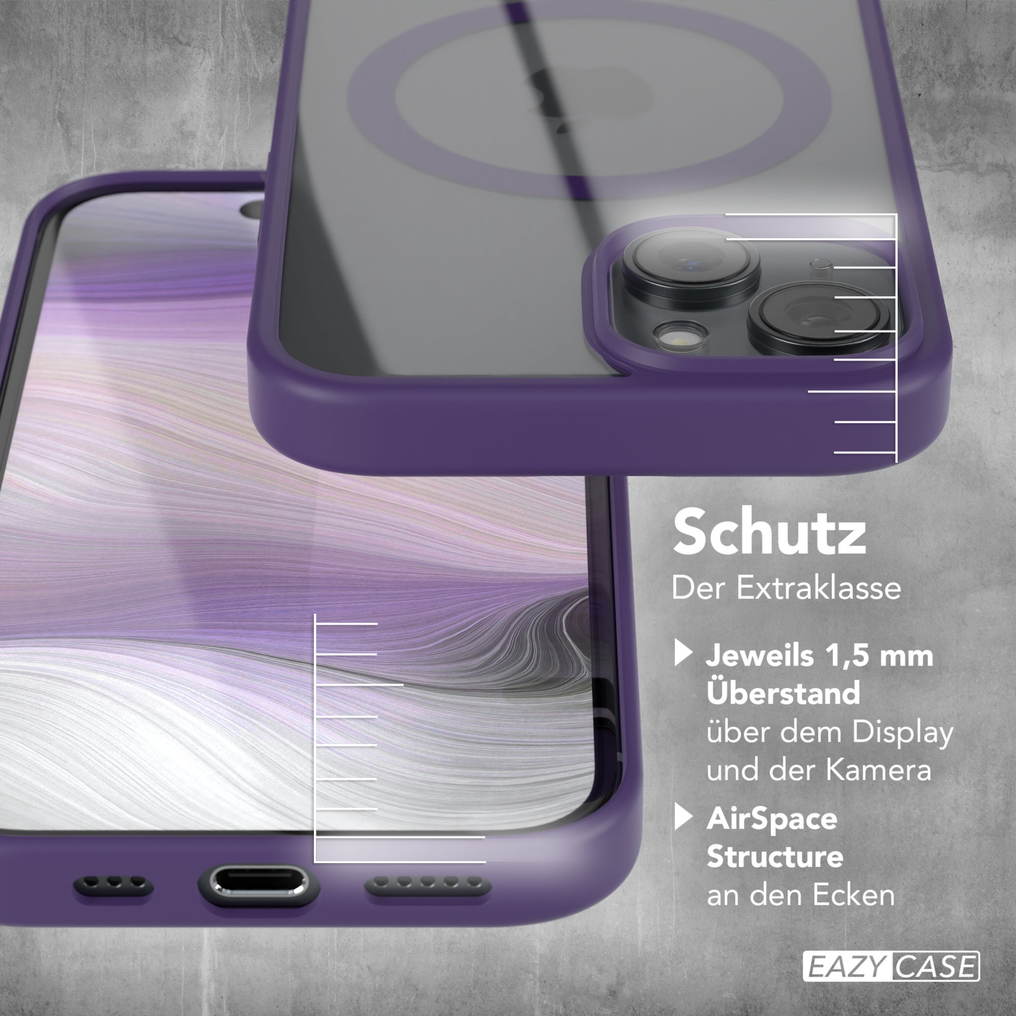 iPhone 15 transparente Hülle mit MagSafe