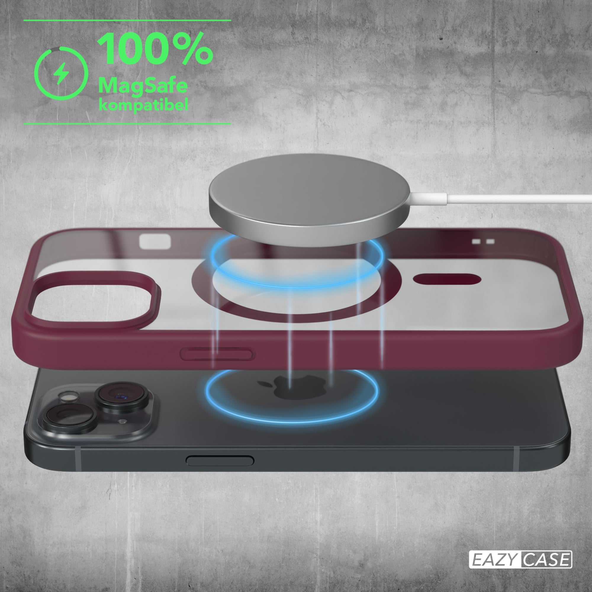 iPhone 15 transparente Hülle mit MagSafe