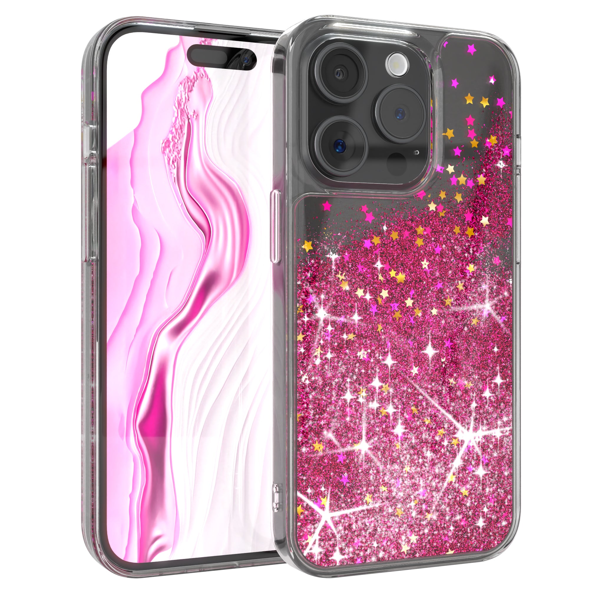 iPhone 15 Pro Glitzerhülle