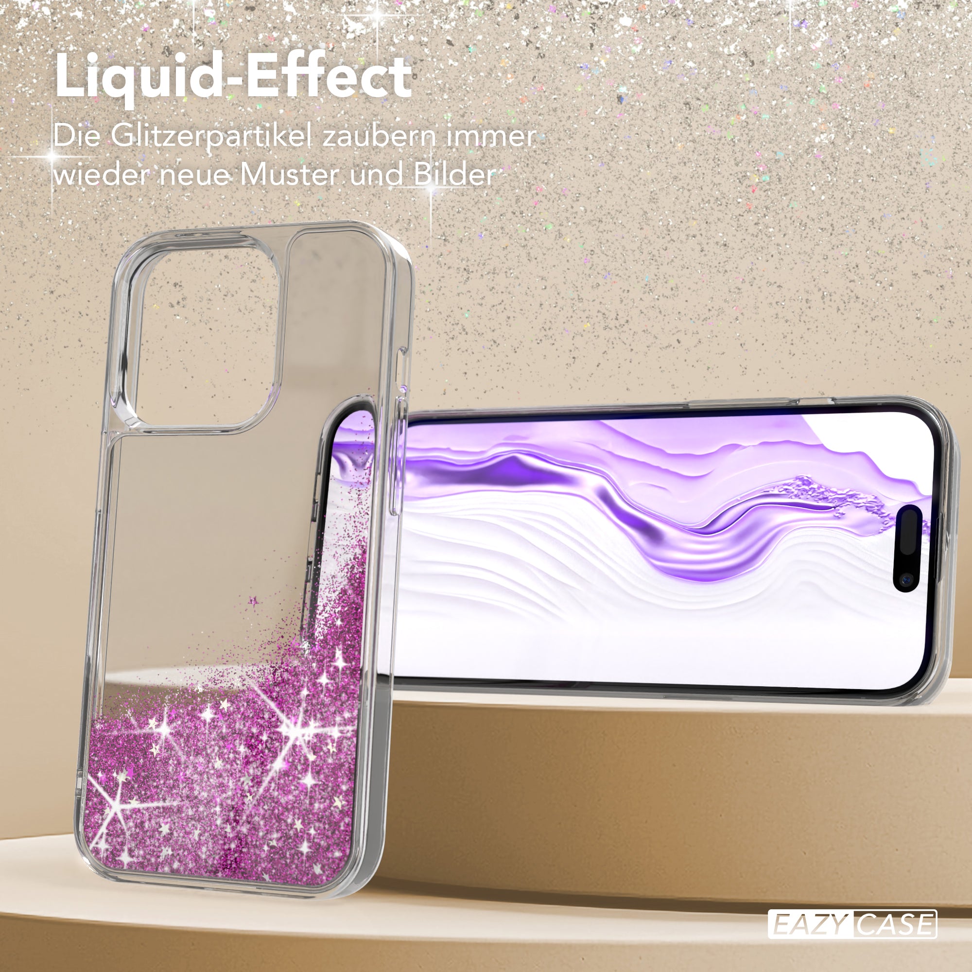 iPhone 15 Pro Glitzerhülle