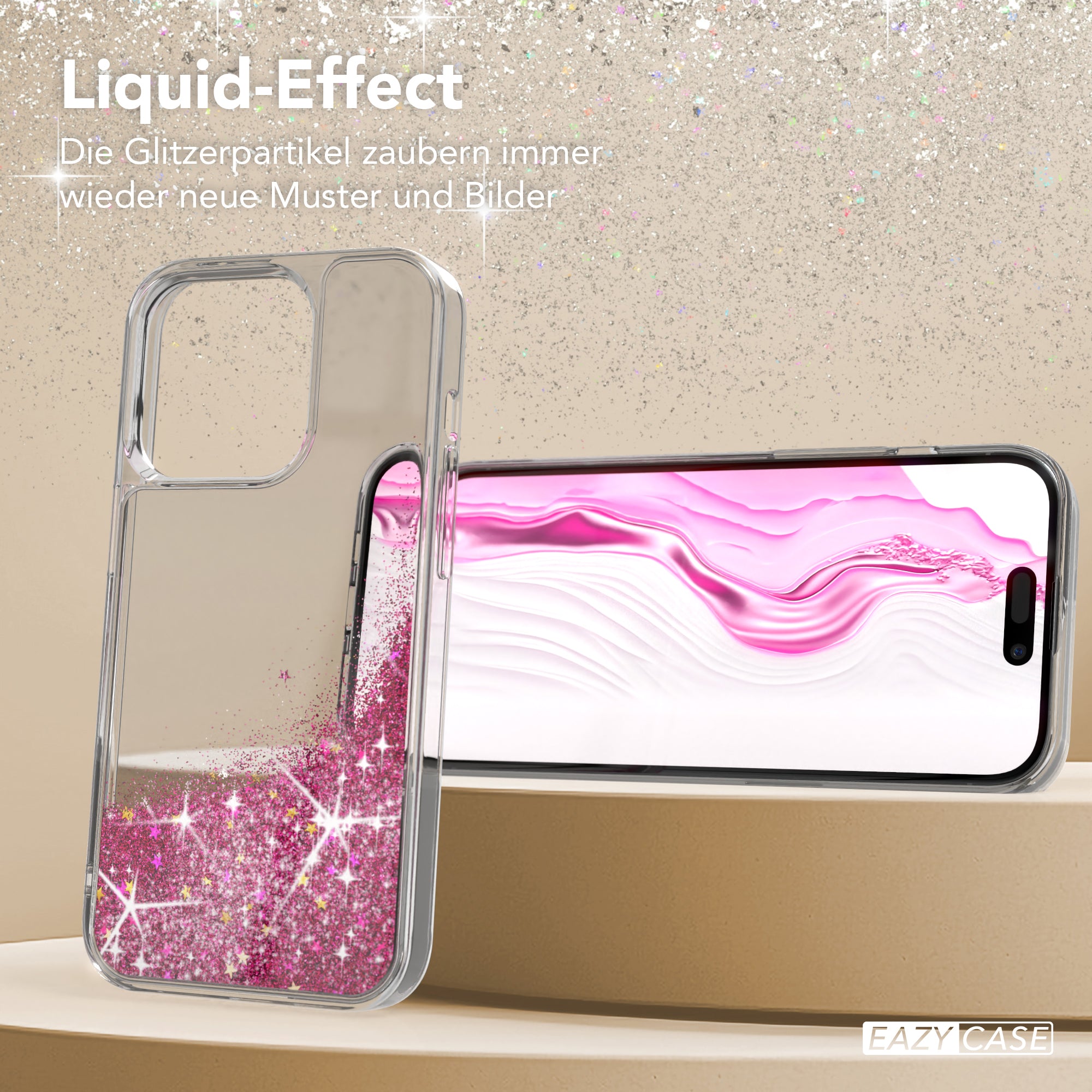 iPhone 15 Pro Glitzerhülle