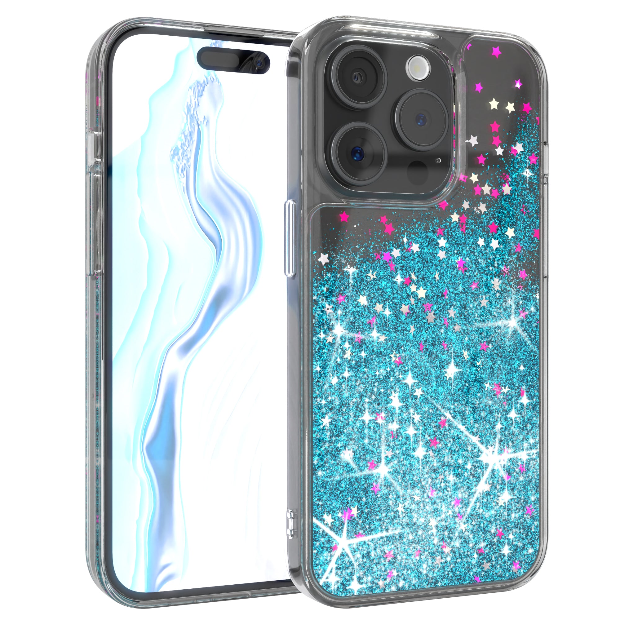 iPhone 15 Pro Glitzerhülle