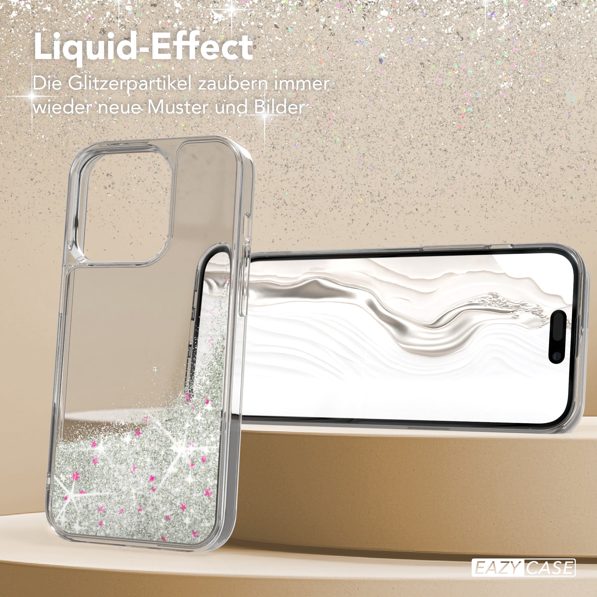 iPhone 15 Pro Glitzerhülle