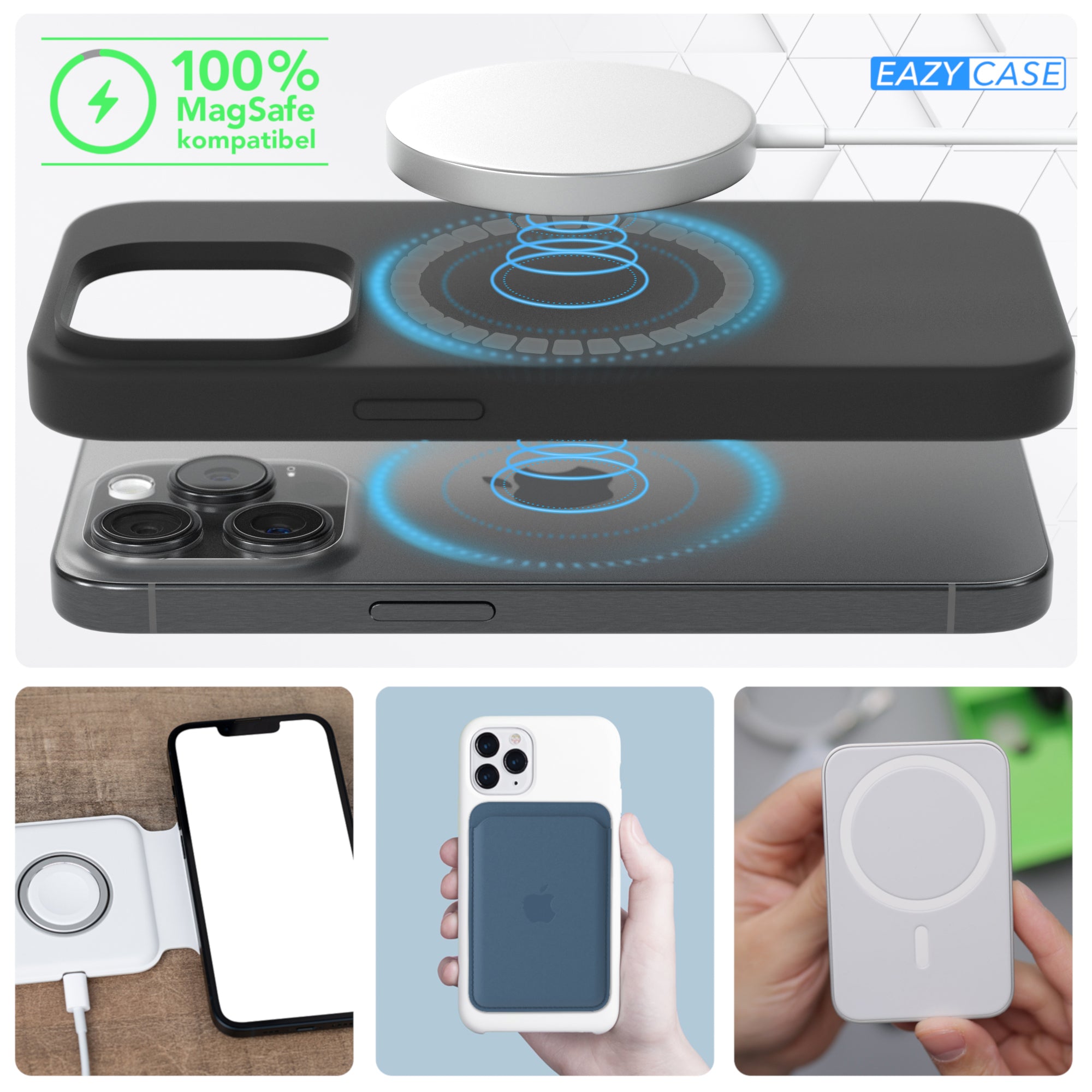 iPhone 15 Pro premium Silikonhülle mit MagSafe