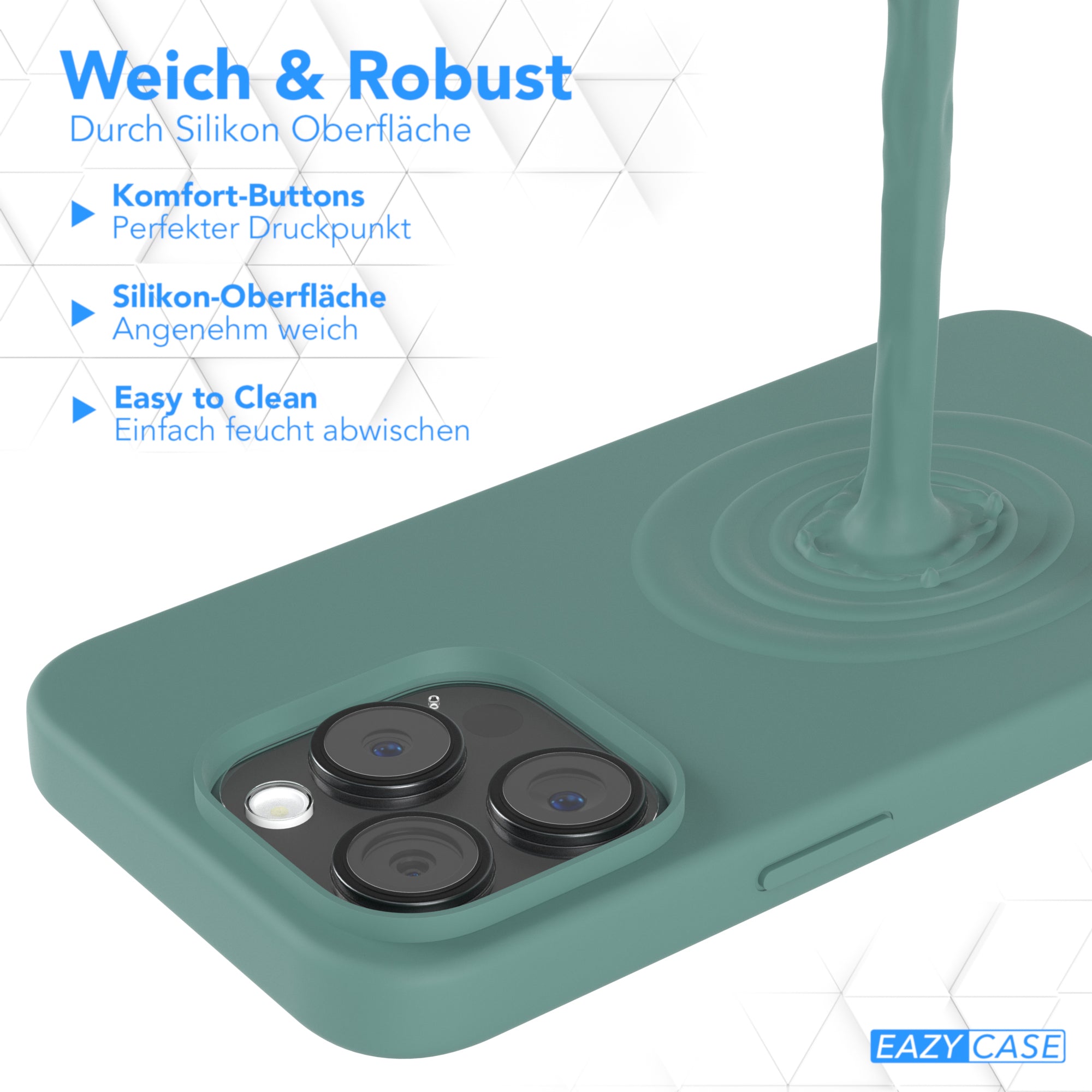 iPhone 15 Pro premium Silikonhülle mit MagSafe