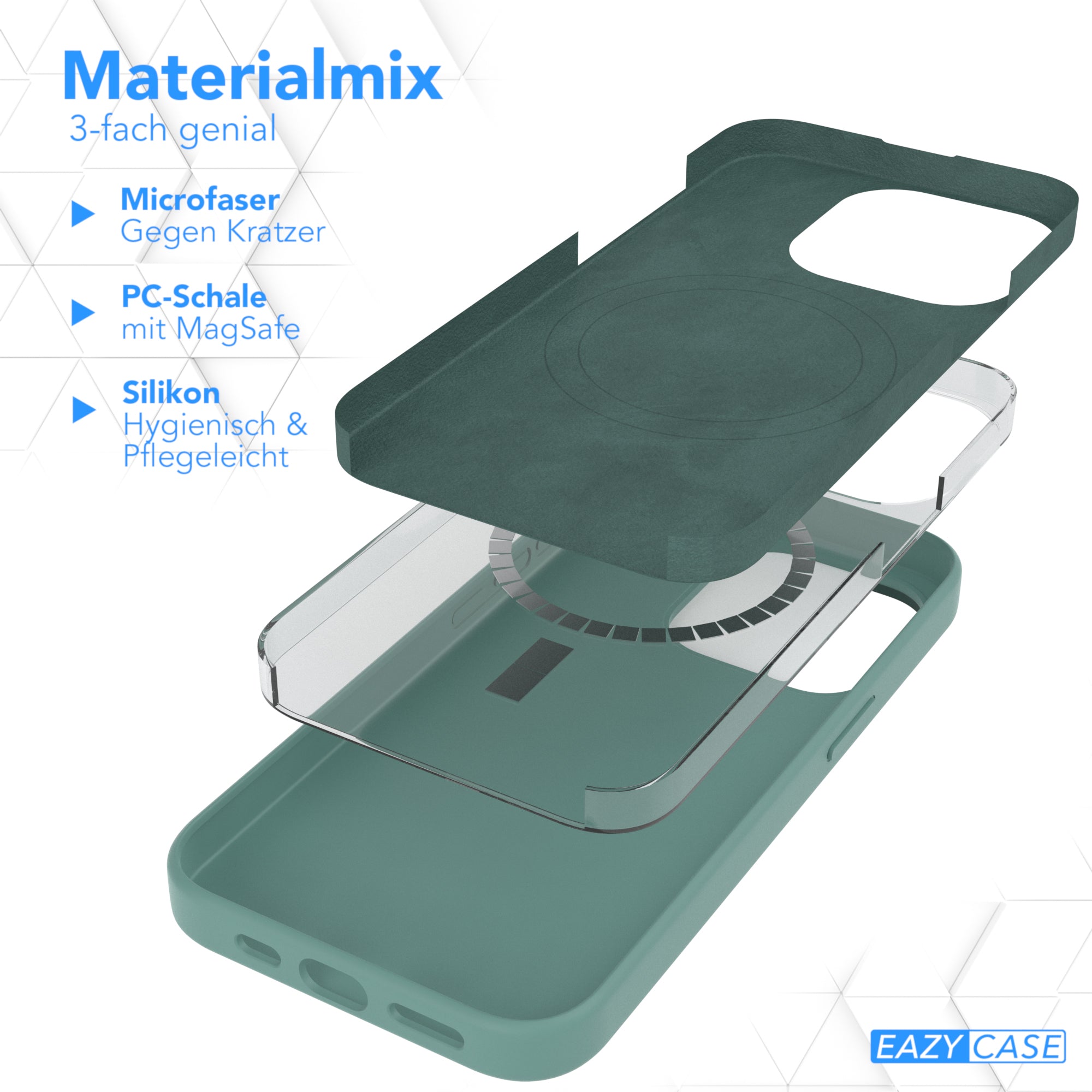 iPhone 15 Pro premium Silikonhülle mit MagSafe