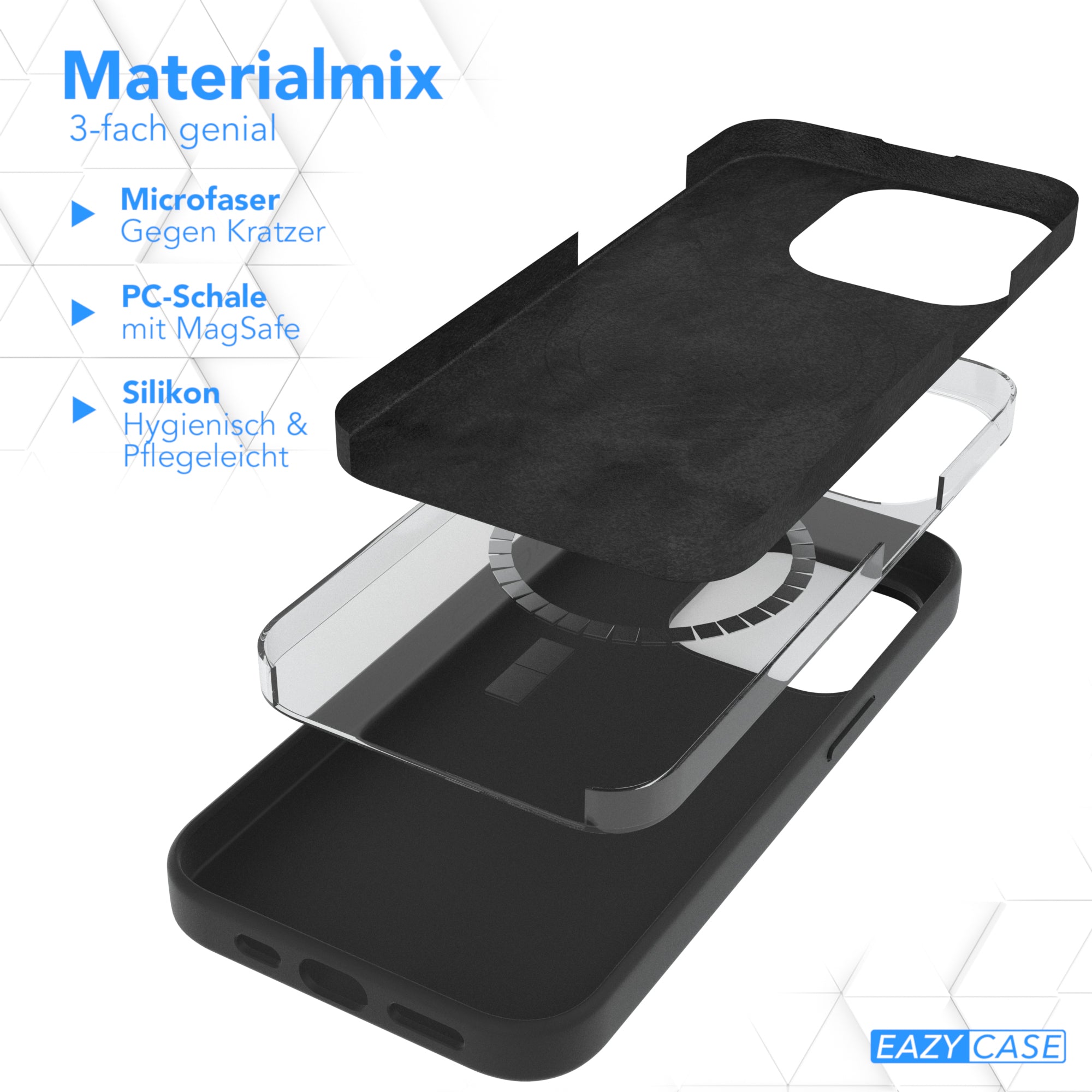 iPhone 15 Pro premium Silikonhülle mit MagSafe