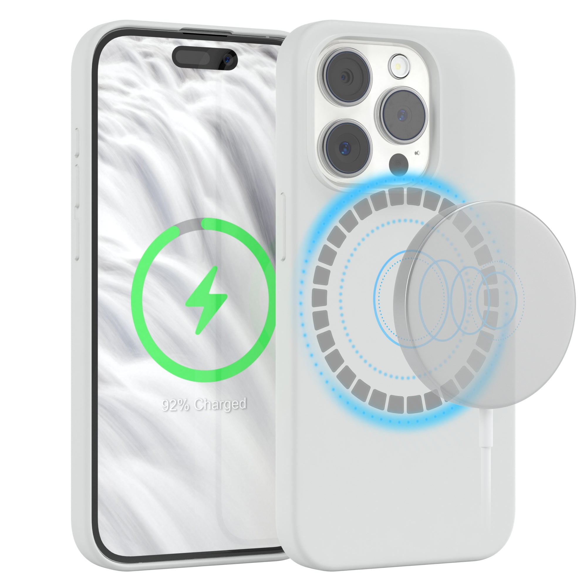 iPhone 15 Pro premium Silikonhülle mit MagSafe