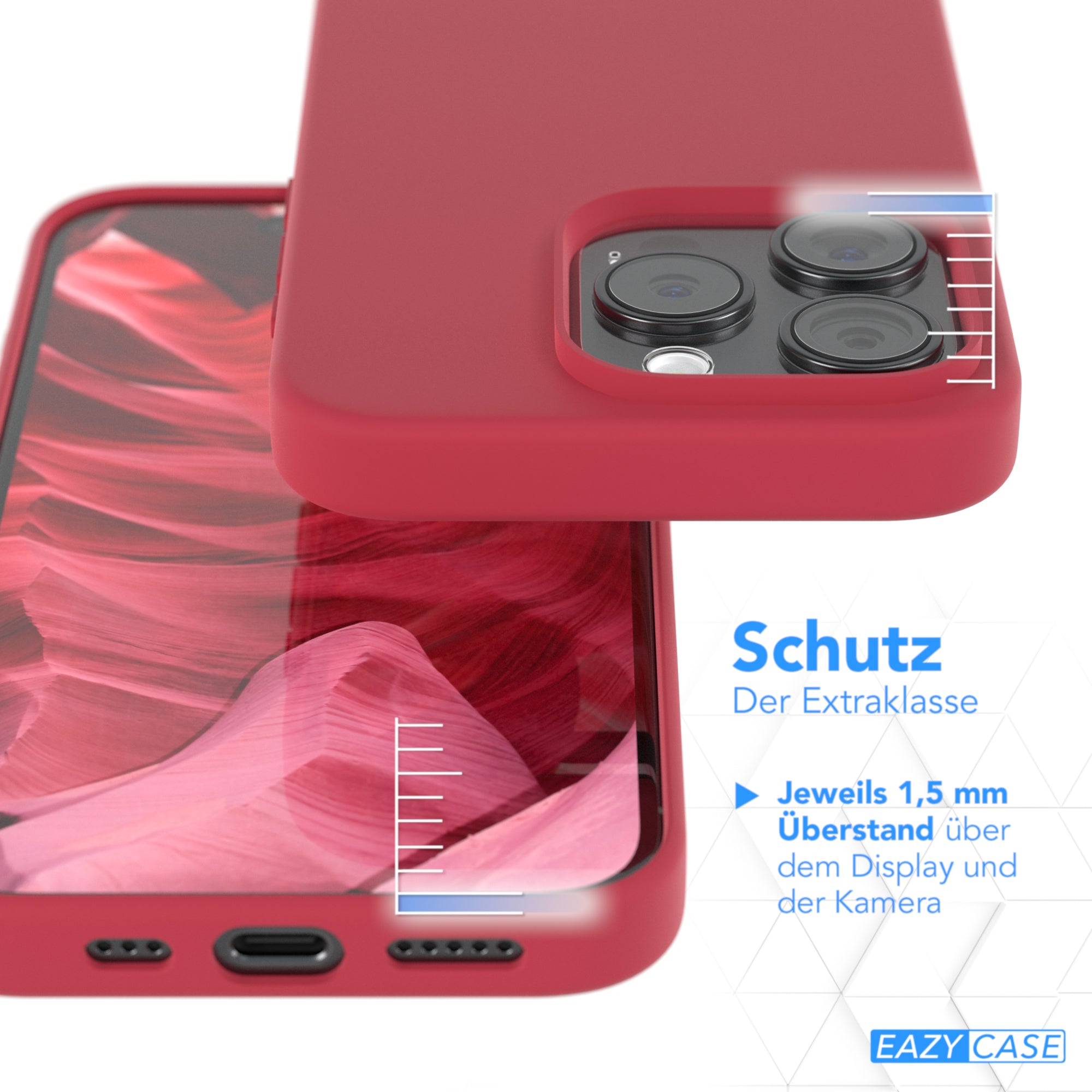 iPhone 15 Pro premium Silikonhülle mit MagSafe