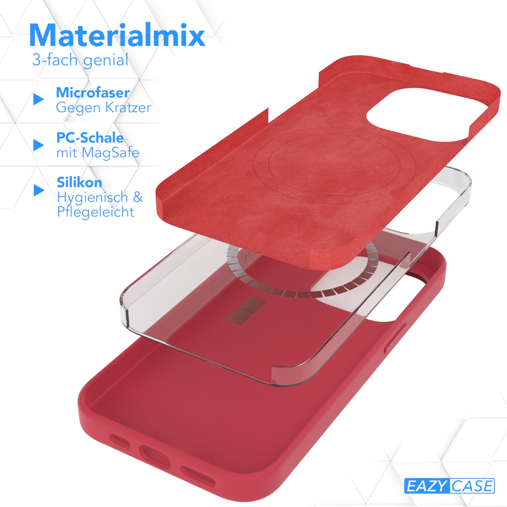 iPhone 15 Pro premium Silikonhülle mit MagSafe