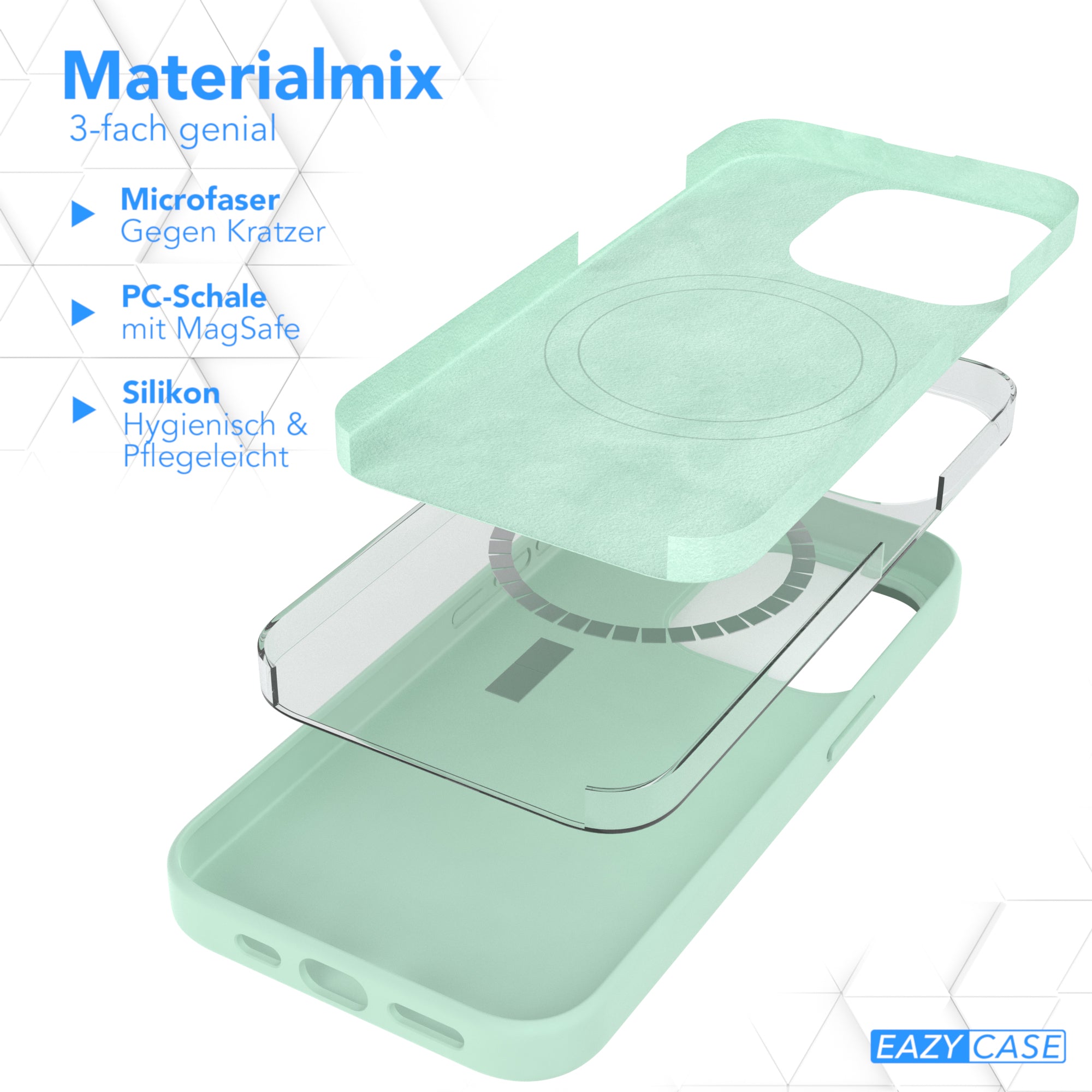 iPhone 15 Pro premium Silikonhülle mit MagSafe