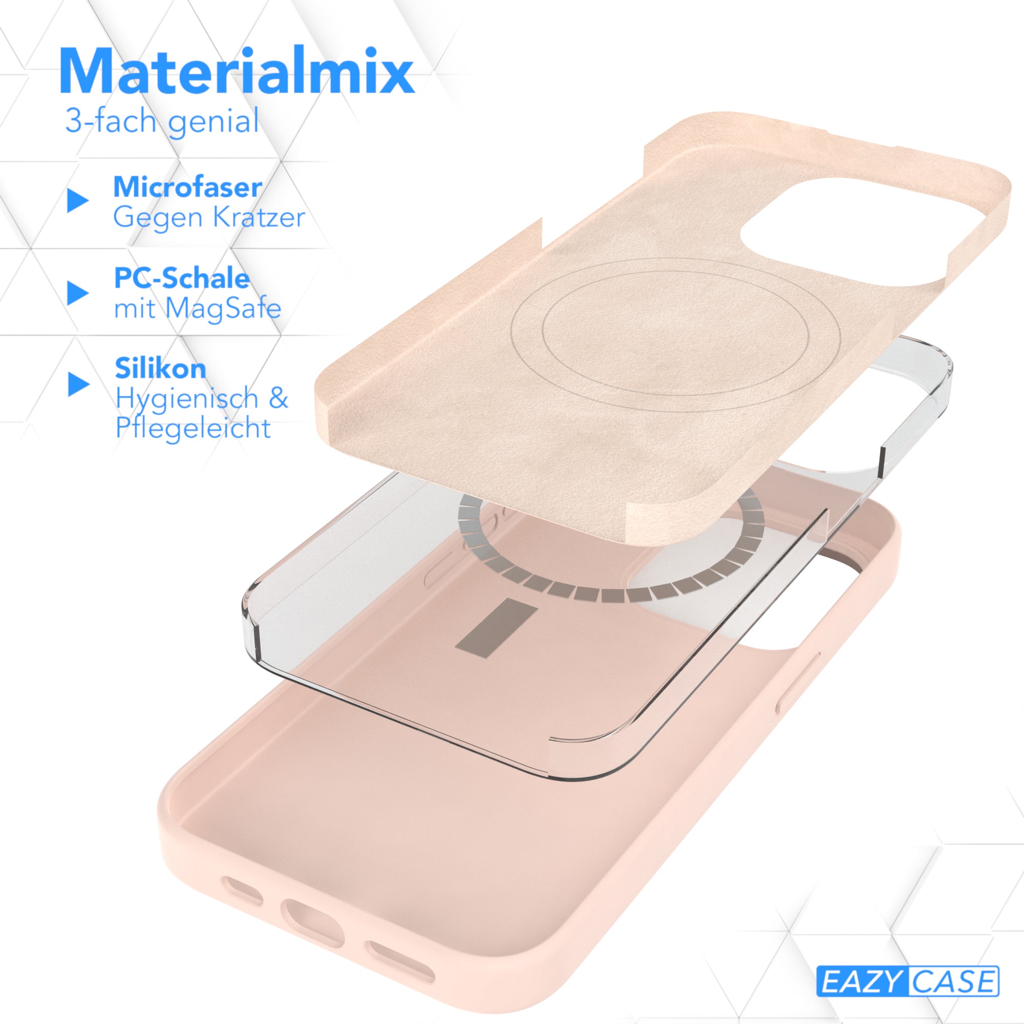 iPhone 15 Pro premium Silikonhülle mit MagSafe