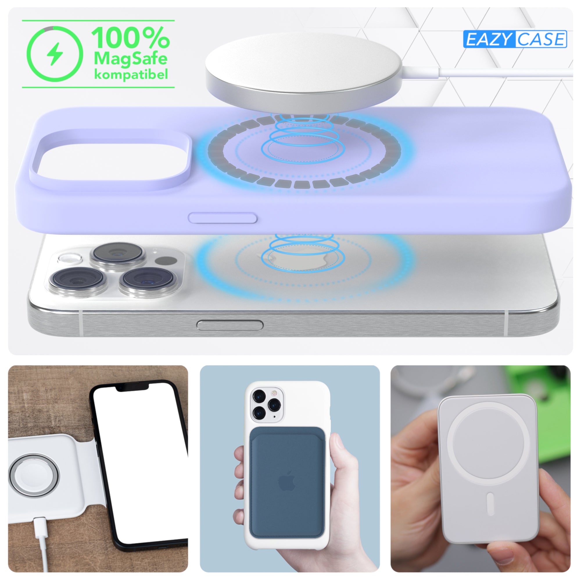 iPhone 15 Pro premium Silikonhülle mit MagSafe