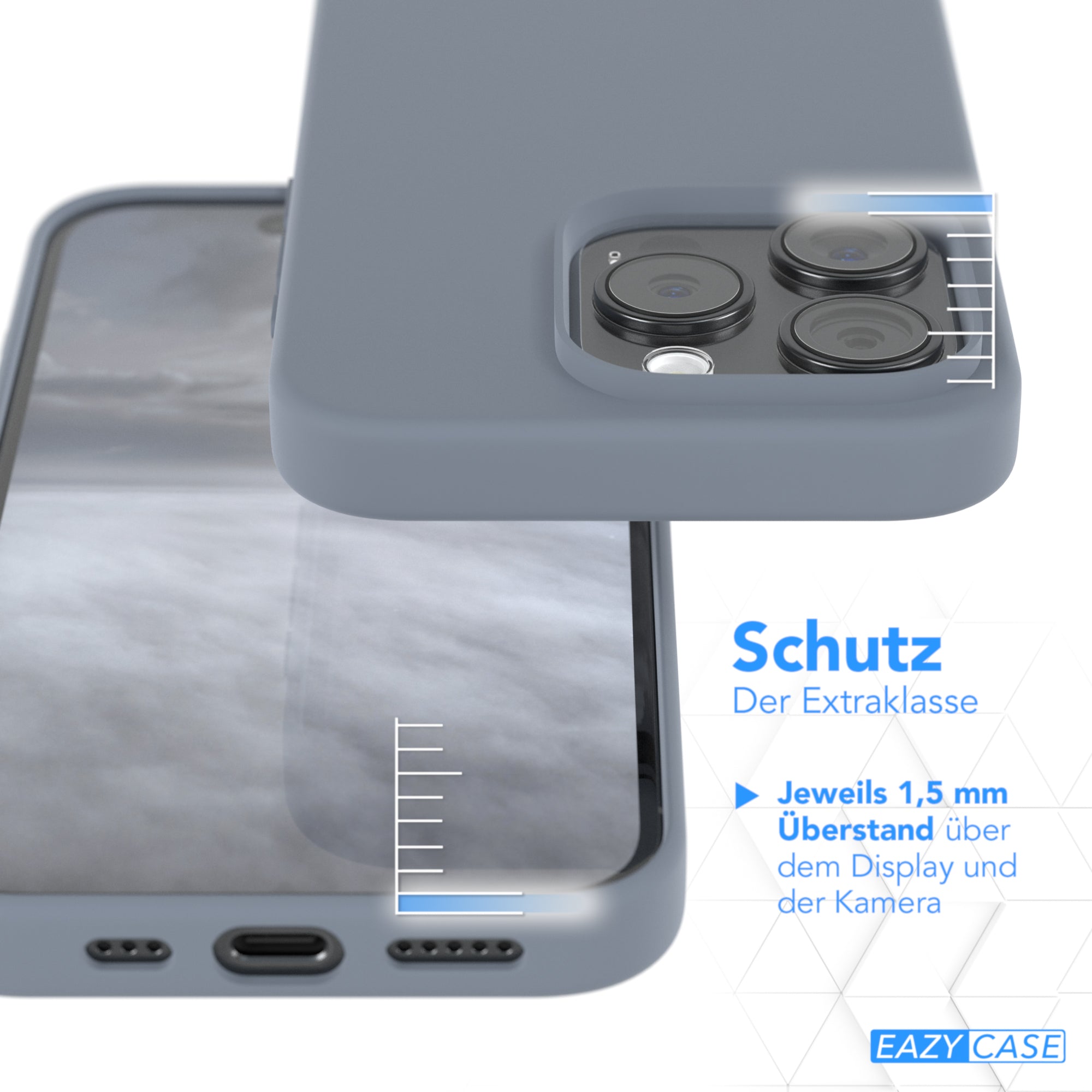 iPhone 15 Pro premium Silikonhülle mit MagSafe