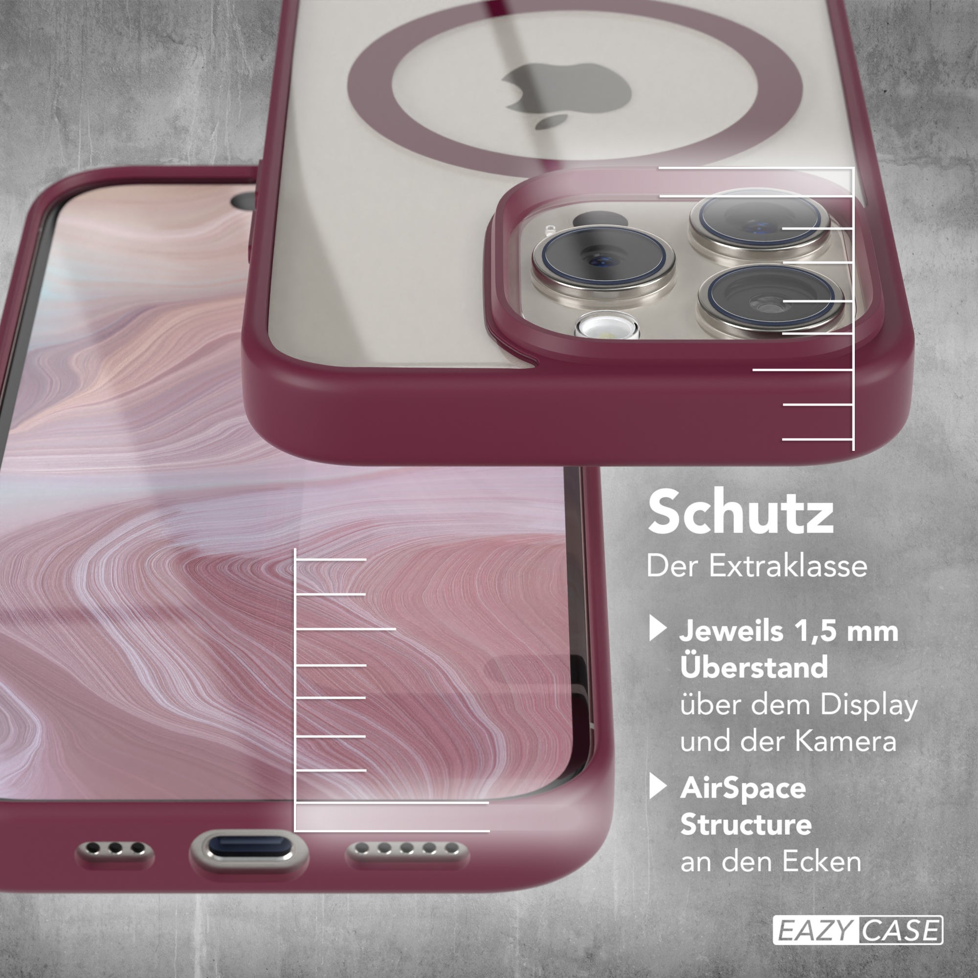 iPhone 15 Pro transparente Hülle mit MagSafe