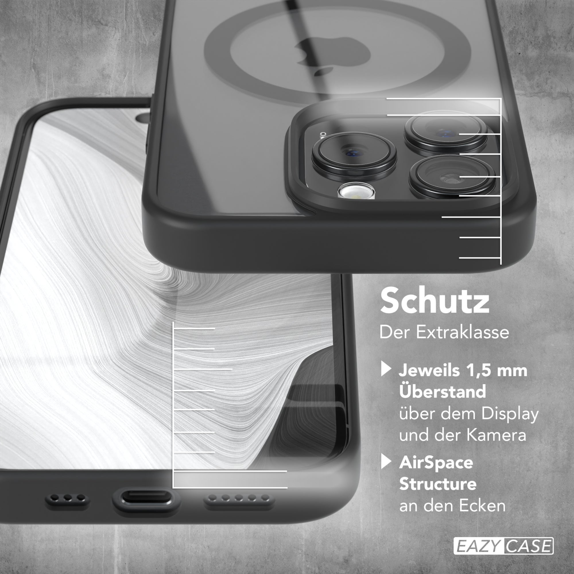 iPhone 15 Pro transparente Hülle mit MagSafe