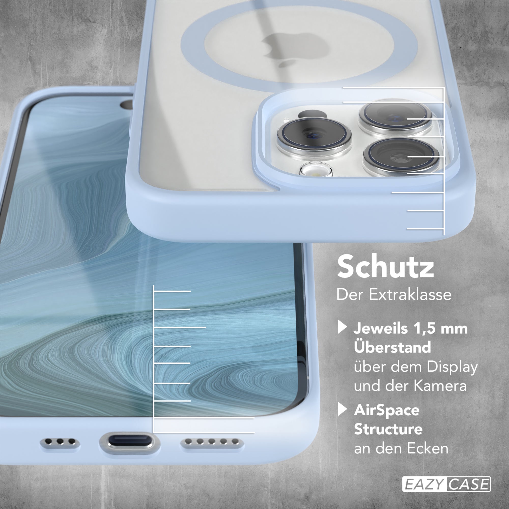 iPhone 15 Pro transparente Hülle mit MagSafe