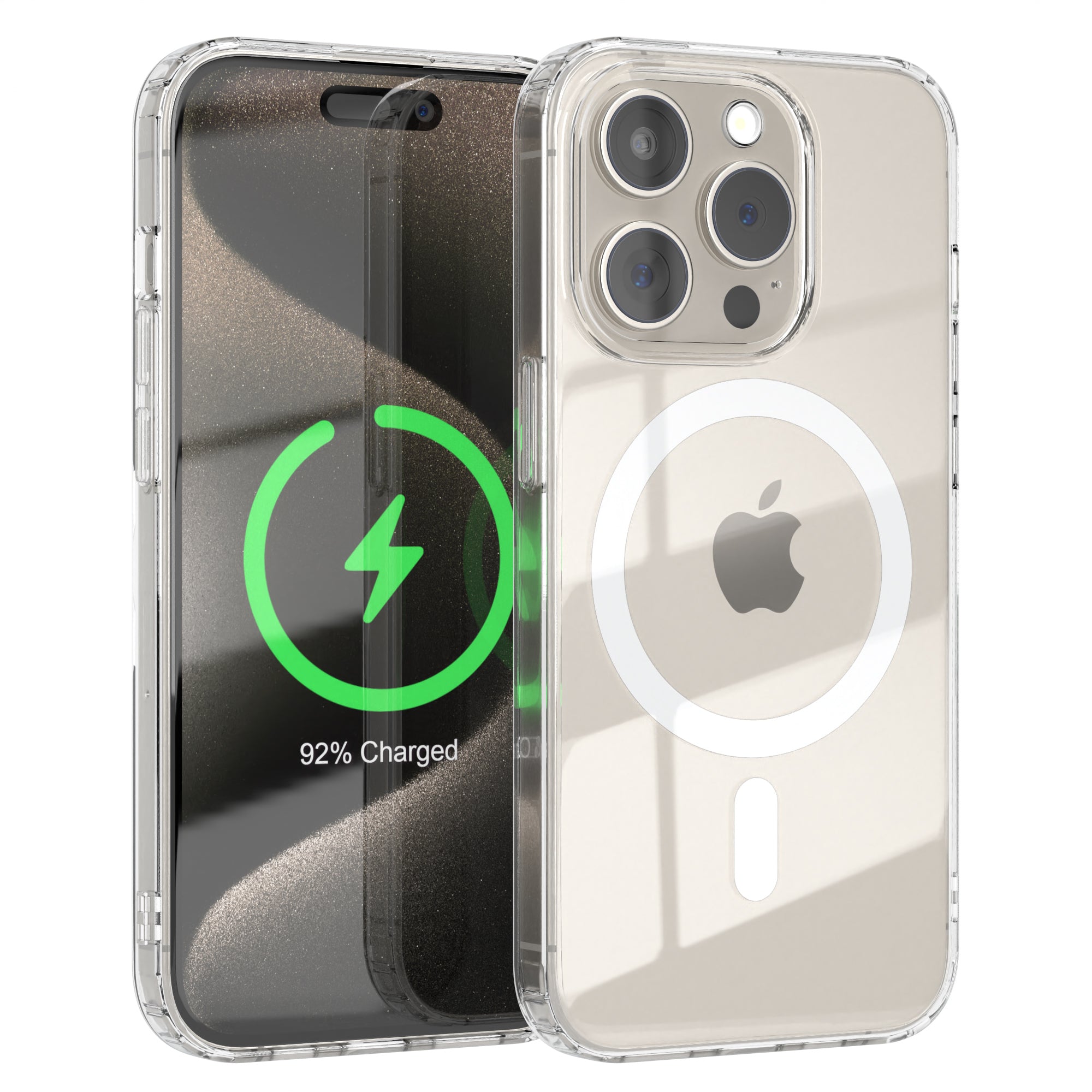 iPhone 15 Pro transparente Hülle mit MagSafe