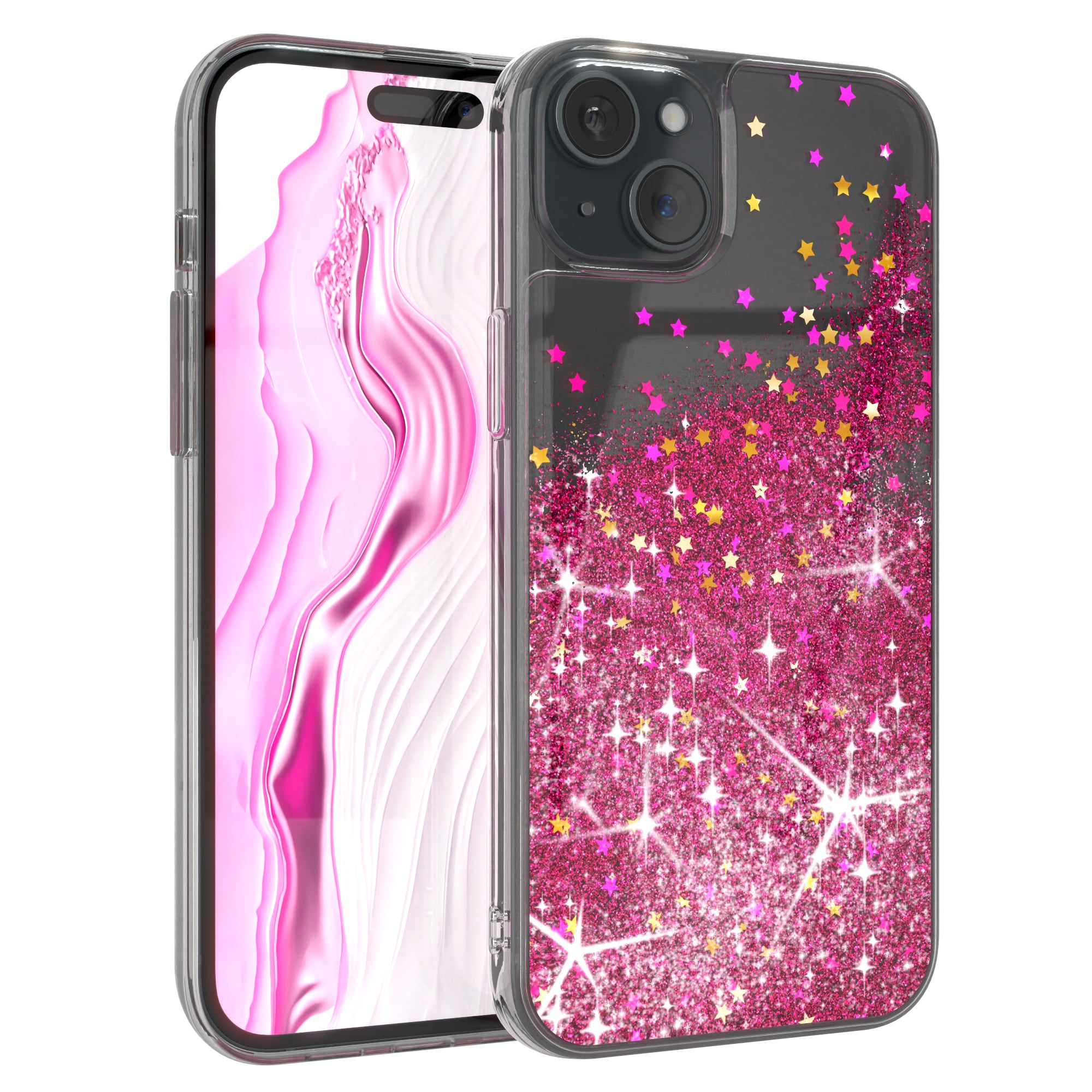 iPhone 15 Plus Glitzerhülle