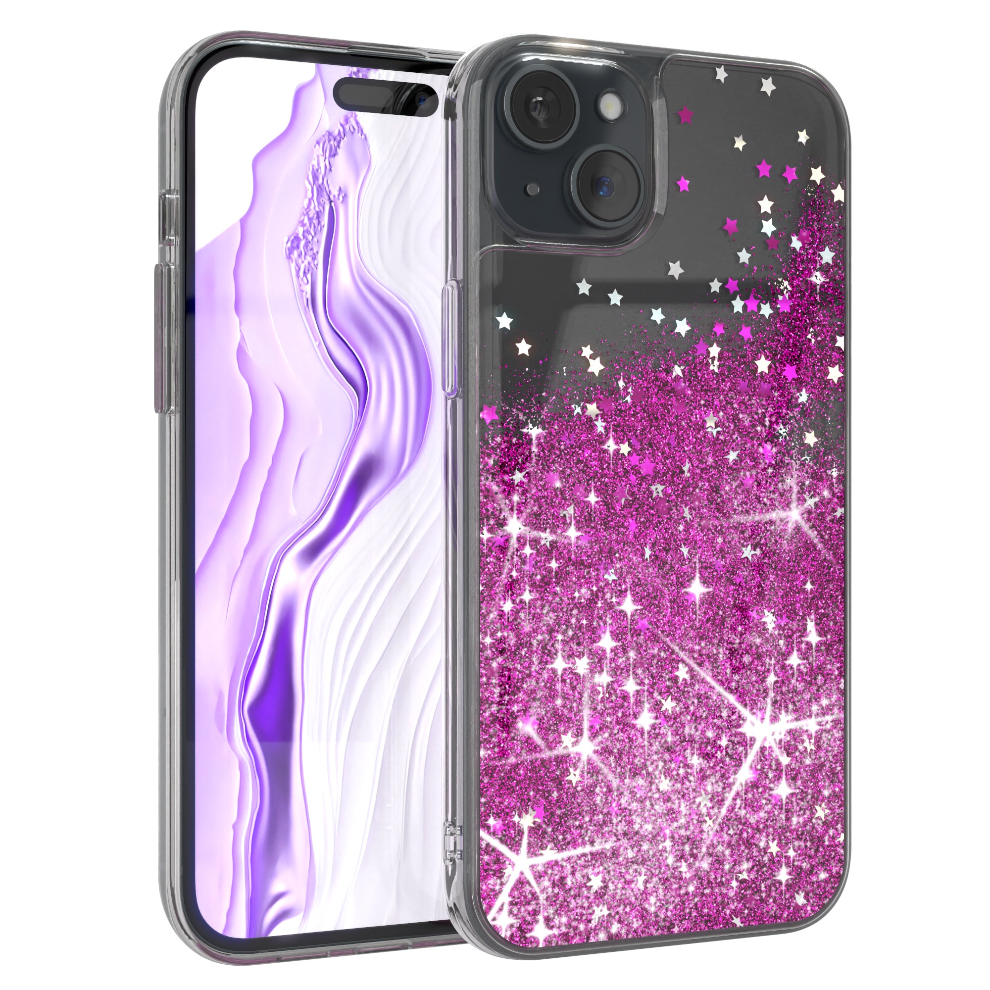 iPhone 15 Plus Glitzerhülle