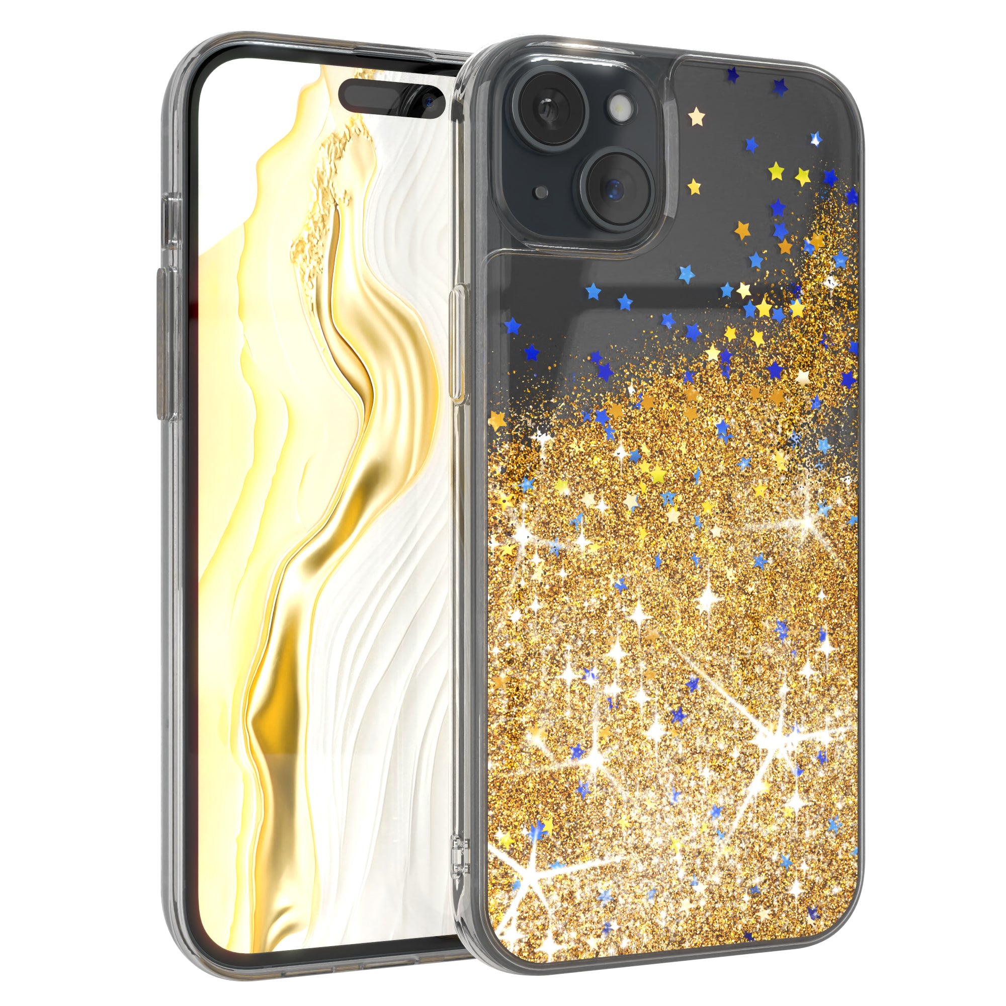 iPhone 15 Plus Glitzerhülle