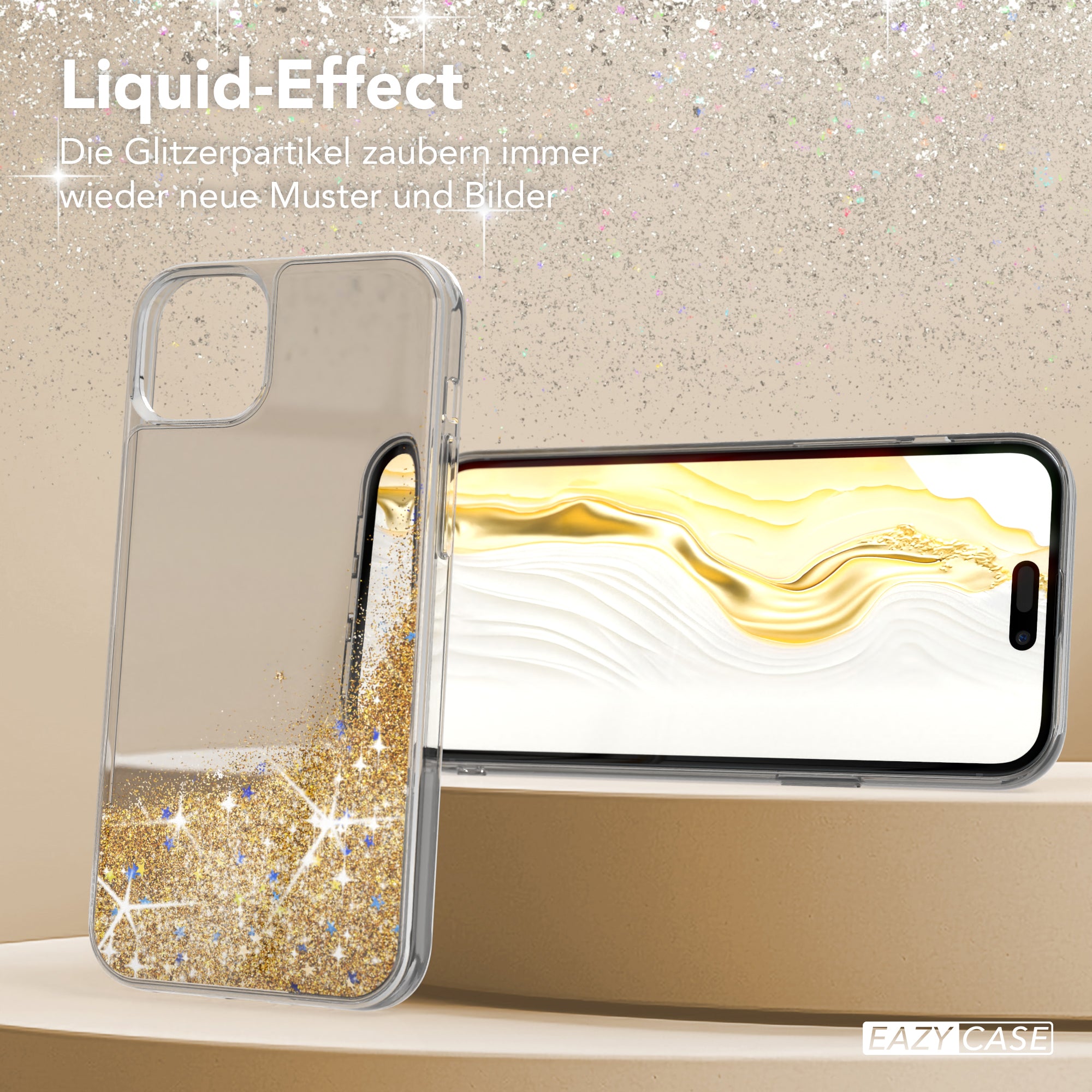 iPhone 15 Plus Glitzerhülle