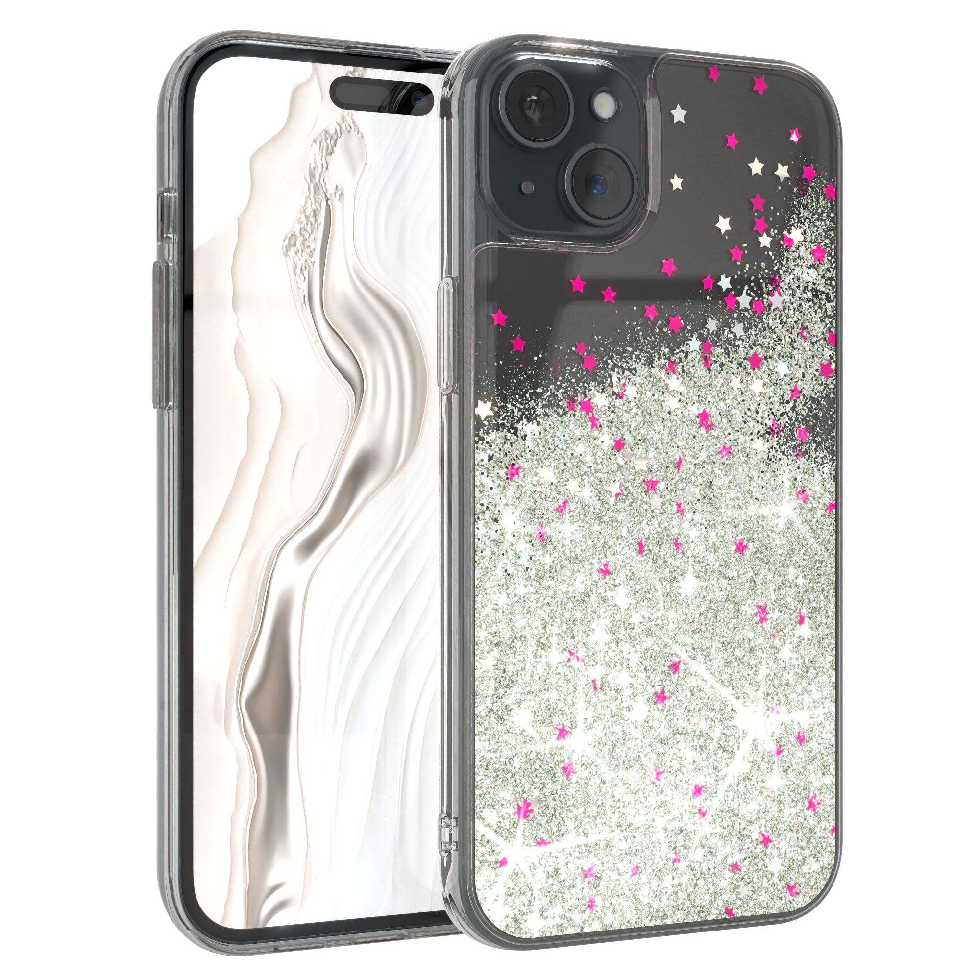 iPhone 15 Plus Glitzerhülle