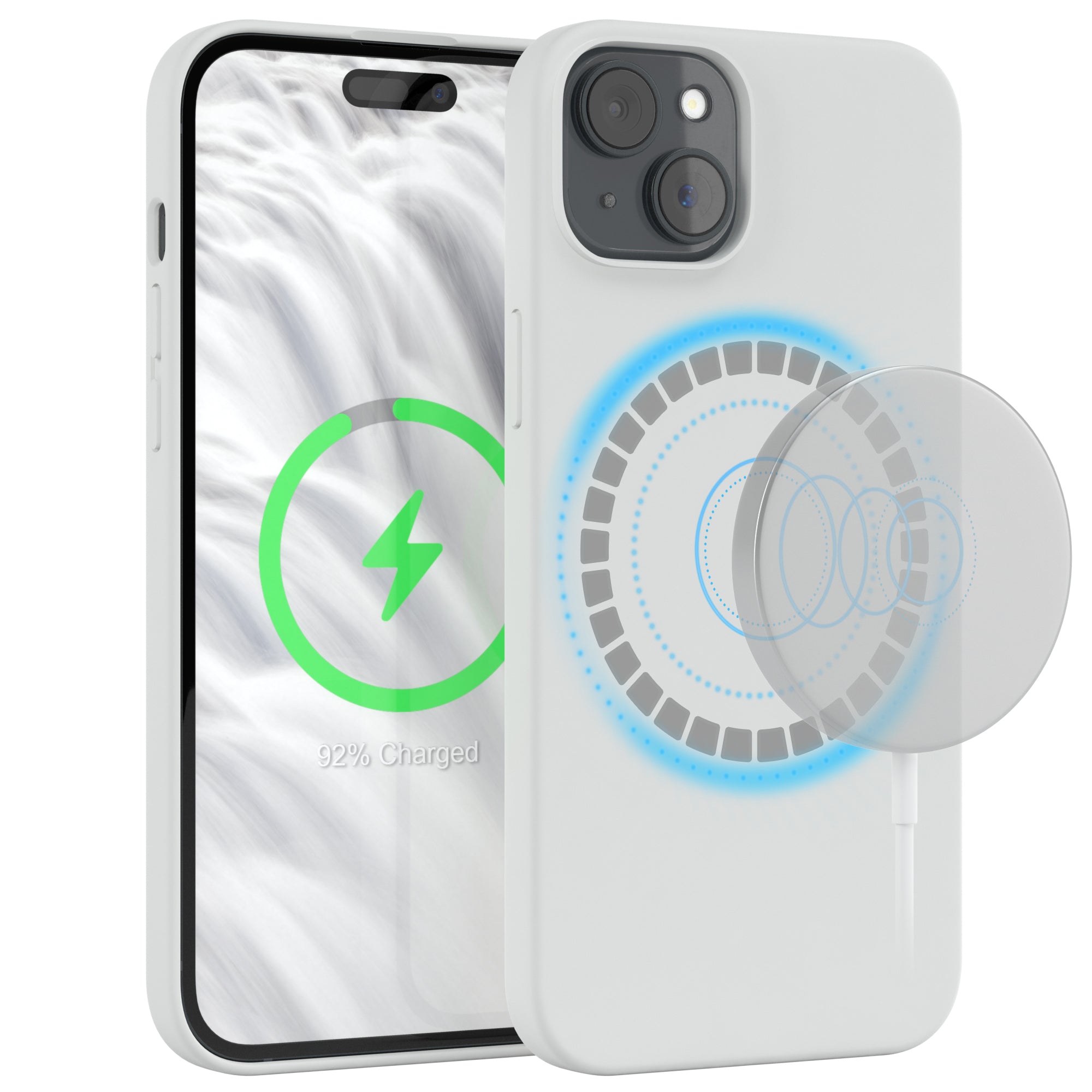 iPhone 15 Plus Silikonhülle mit MagSafe