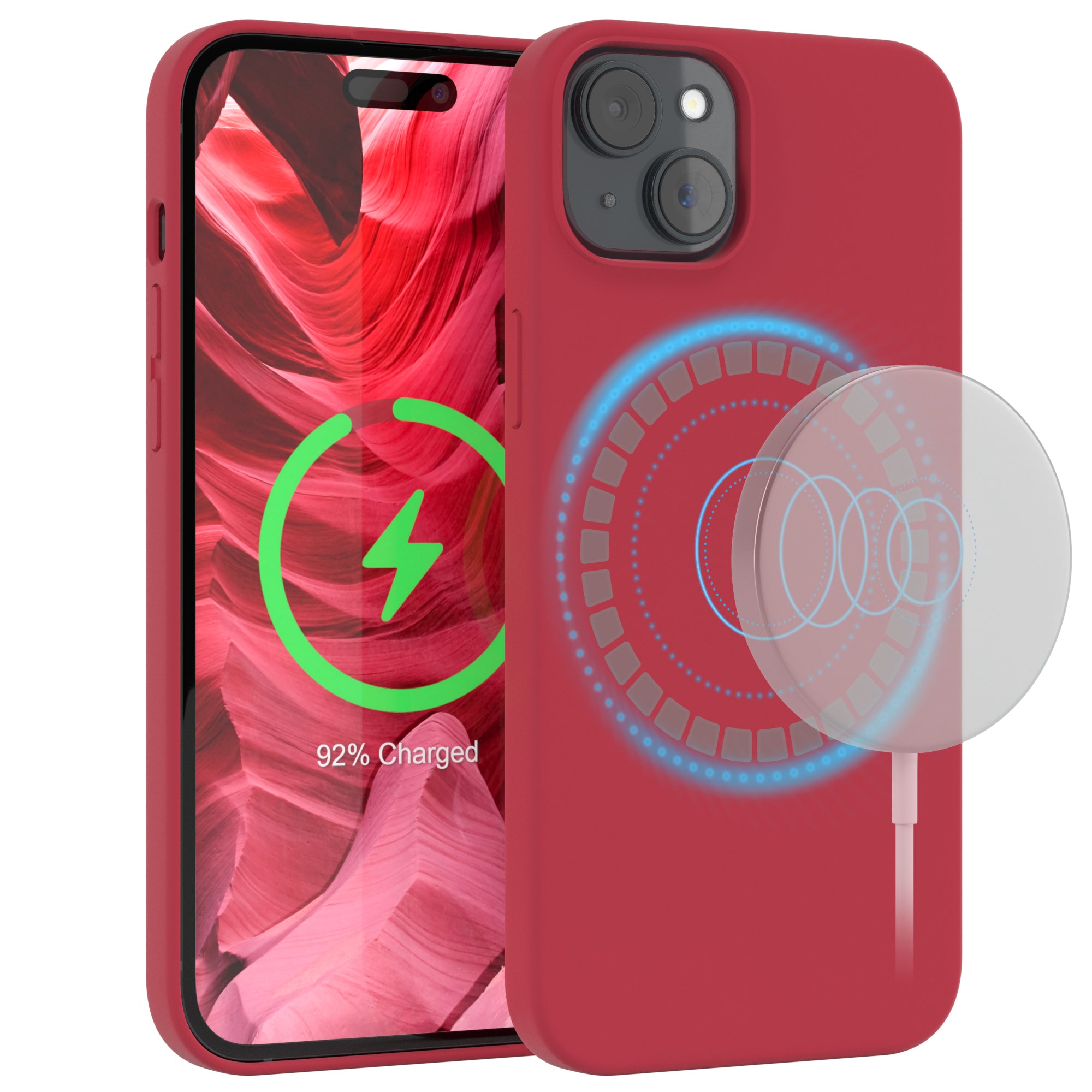 iPhone 15 Plus Silikonhülle mit MagSafe