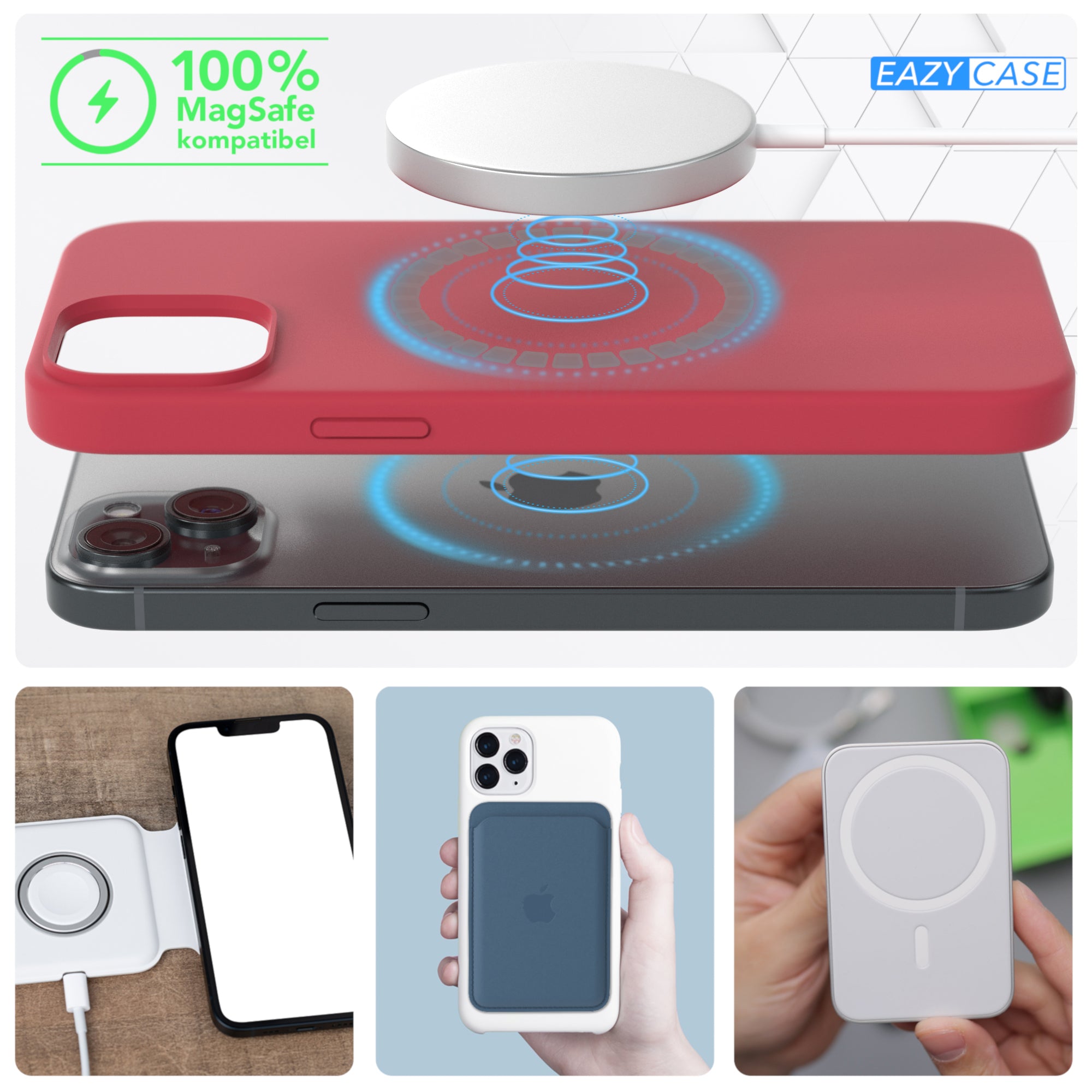 iPhone 15 Plus Silikonhülle mit MagSafe